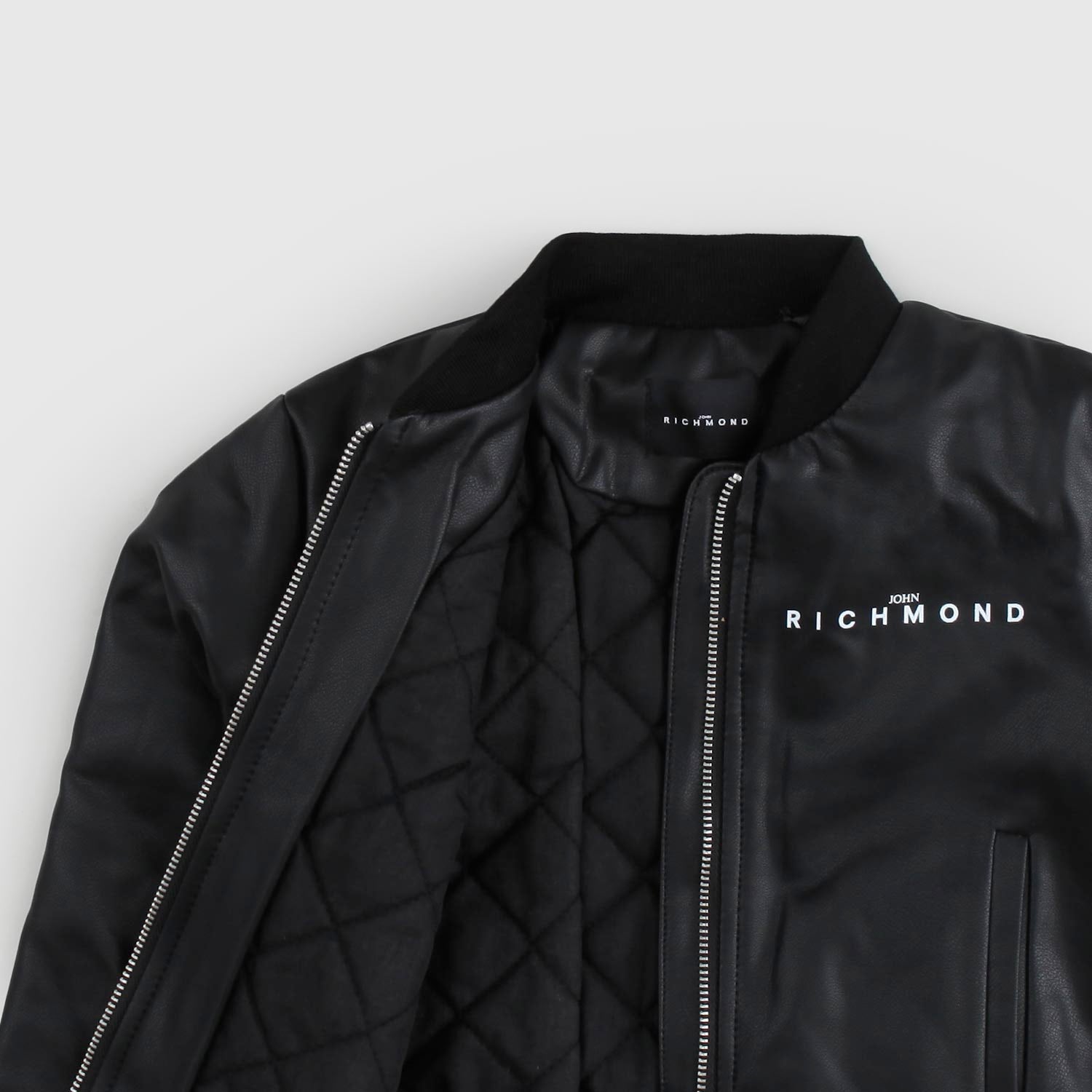 Giacca bomber in ecopelle nera Baby - annameglio.com abbigliamento moda