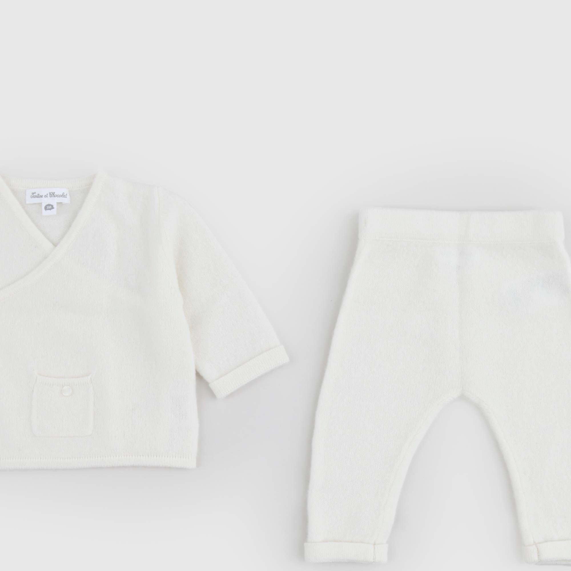 Completino Bianco Tartine Et Chocolat - annameglio.com abbigliamento moda