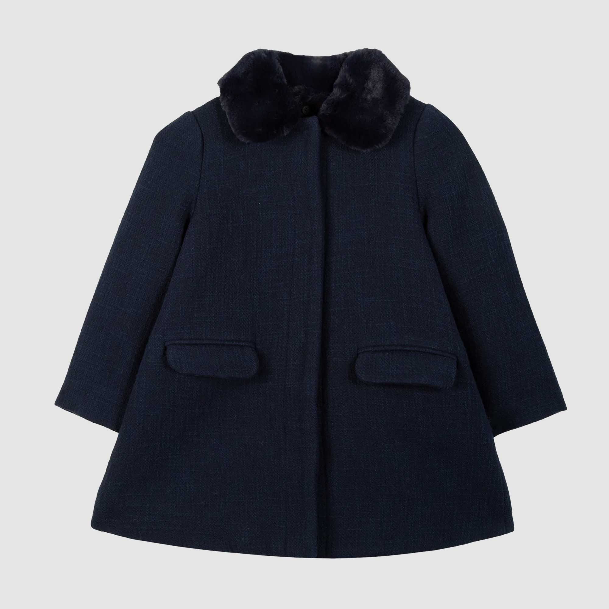 Cappotto con Collo in Finta Pelliccia - annameglio.com abbigliamento moda