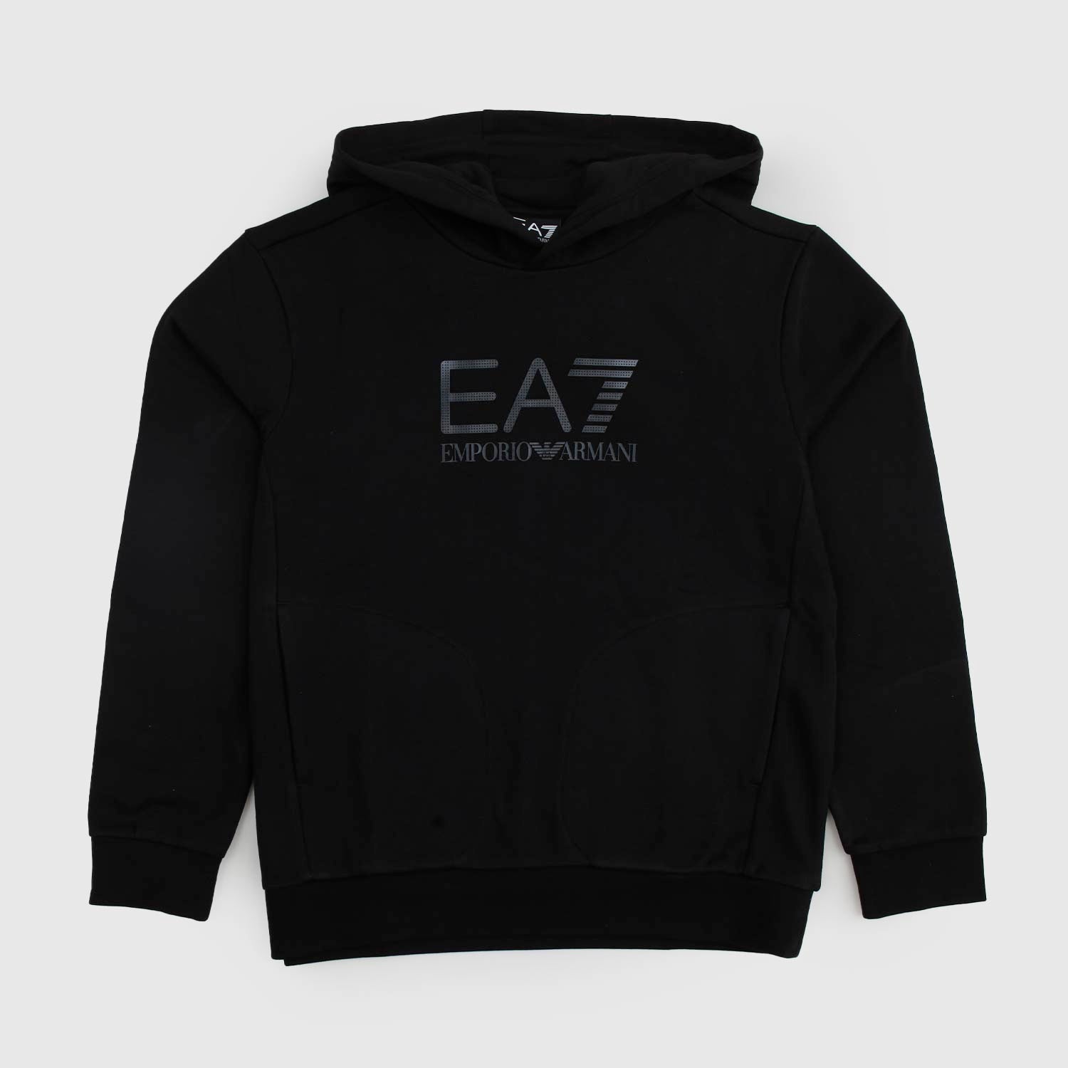 Felpa nera con cappuccio fisso e logo - annameglio.com abbigliamento moda