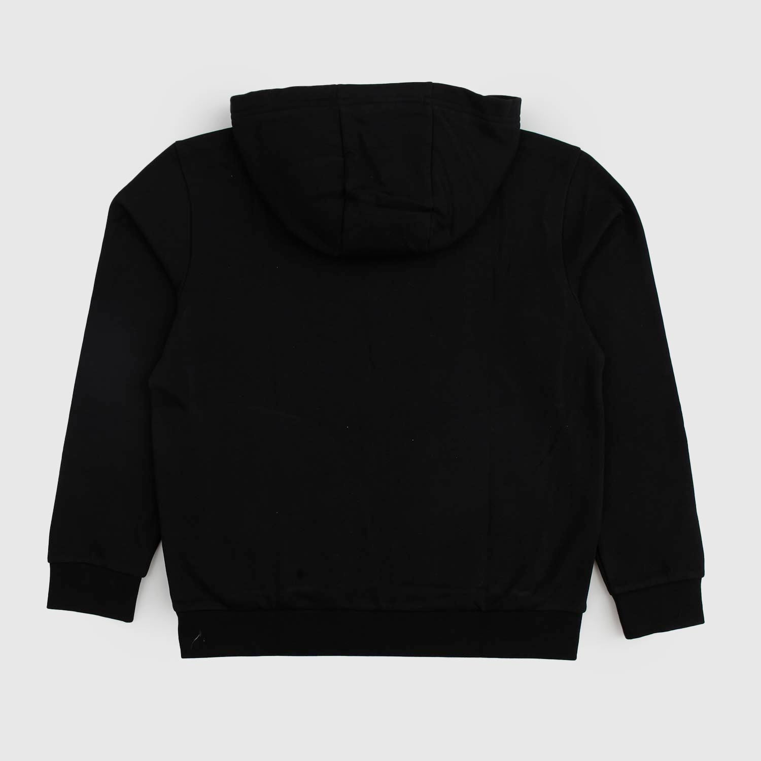 Felpa nera con cappuccio fisso e logo - annameglio.com abbigliamento moda