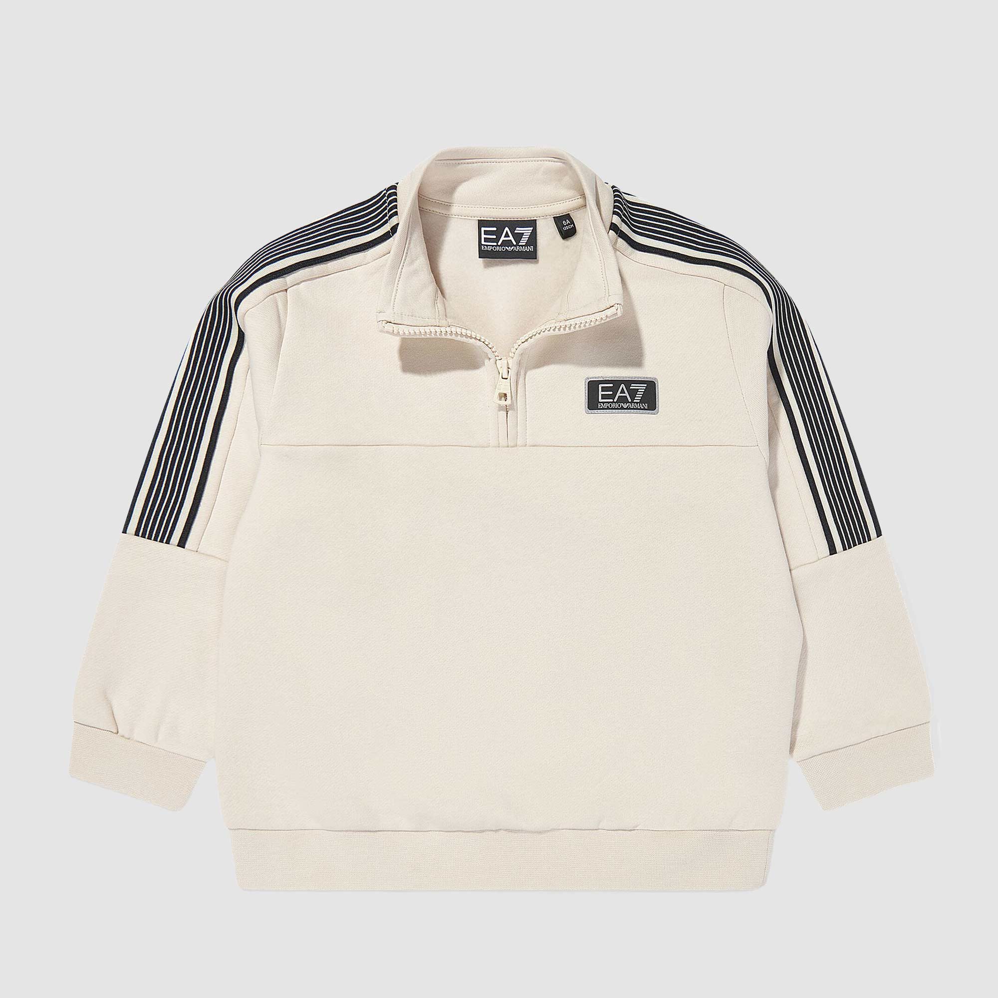 Felpa Con Righe Laterali Firmata EA7 - annameglio.com abbigliamento moda