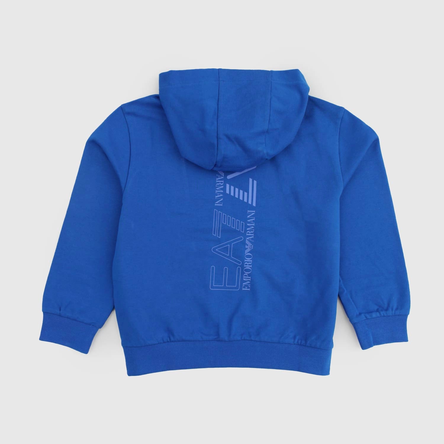 Felpa blu con cappuccio e logo in rilievo - annameglio.com abbigliamento moda