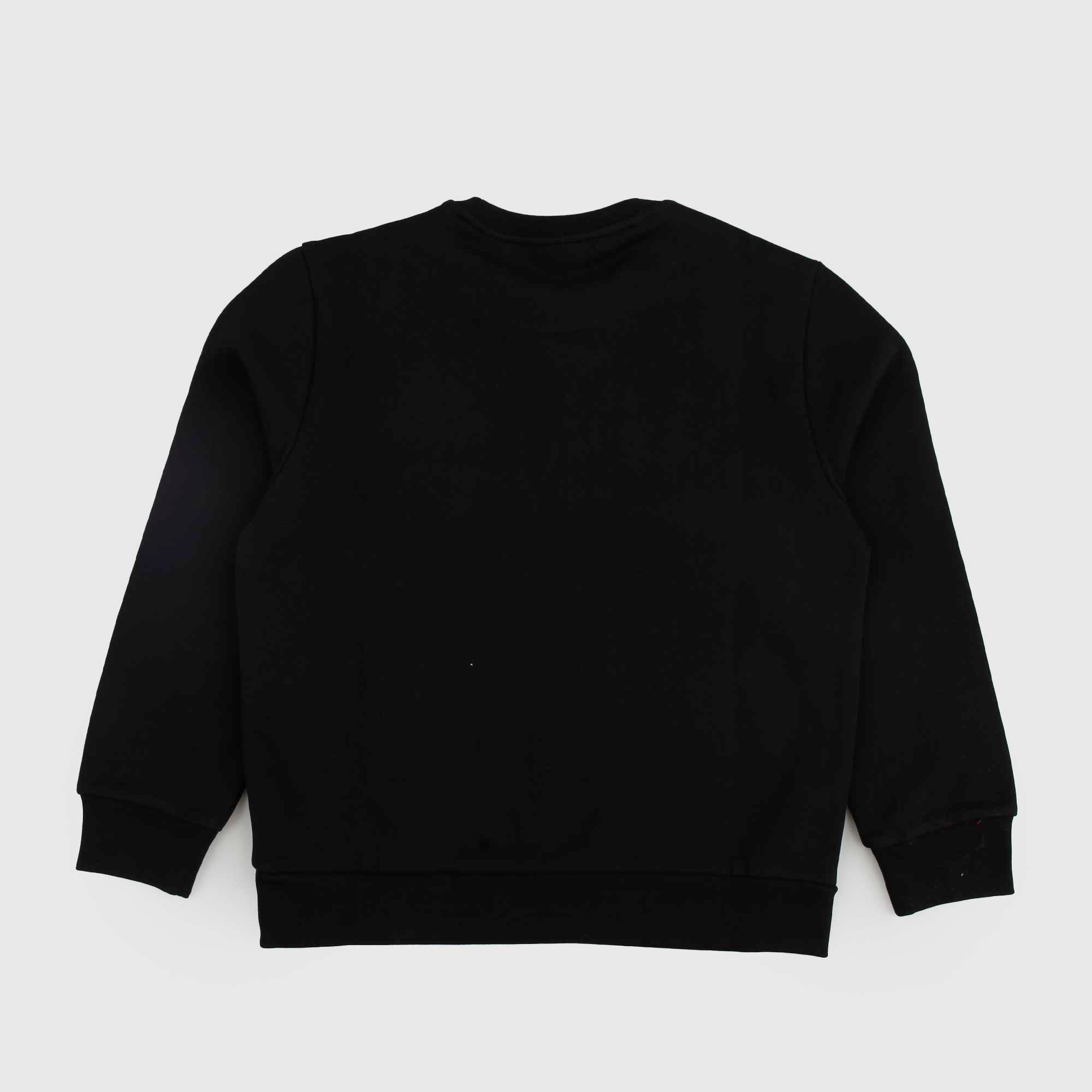 Felpa Nera Classica Junior - annameglio.com abbigliamento moda