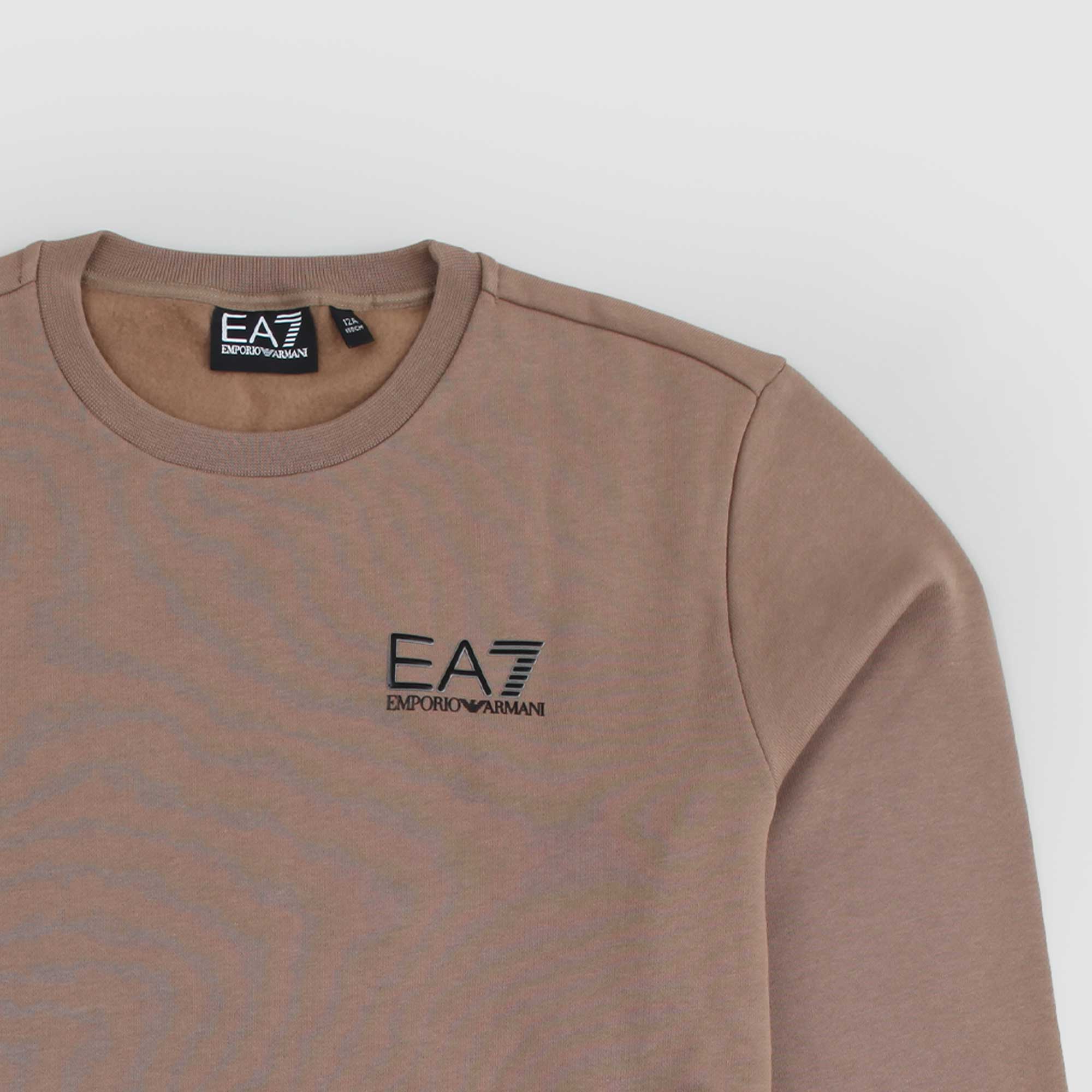 Felpa Beige EA7 Classica - annameglio.com abbigliamento moda