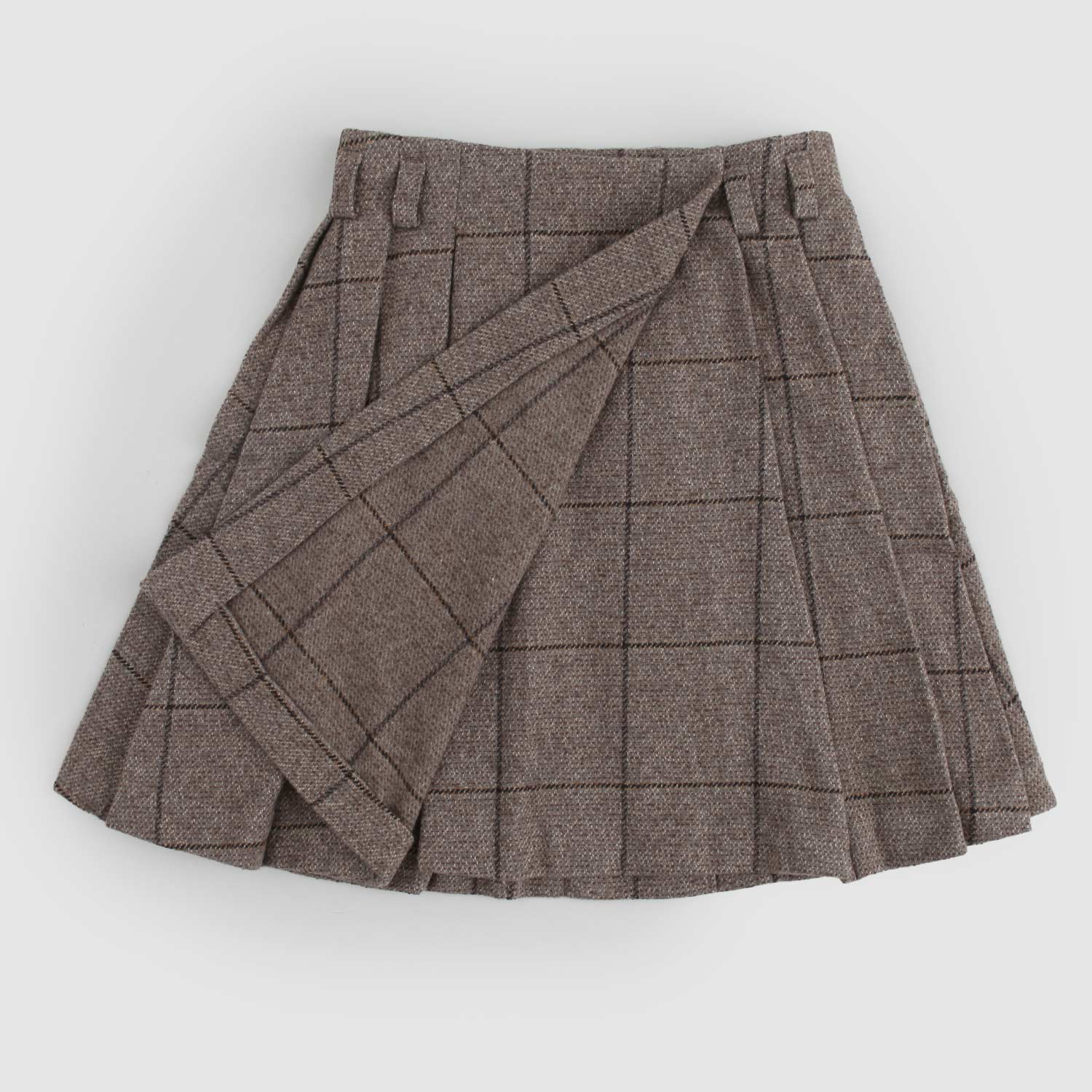 Gonna a portafoglio beige UNLABEL - annameglio.com abbigliamento moda