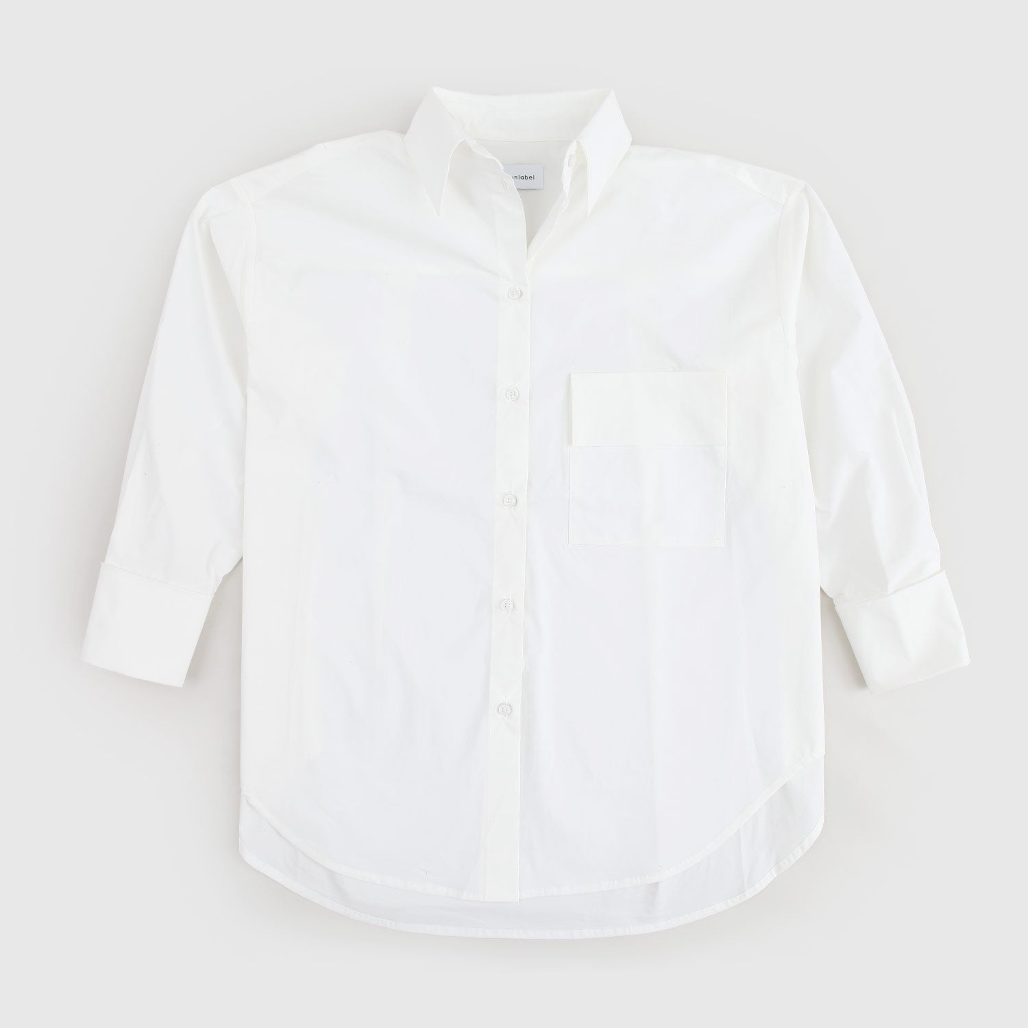 Camicia over bianca firmata UNLABEL - annameglio.com abbigliamento moda
