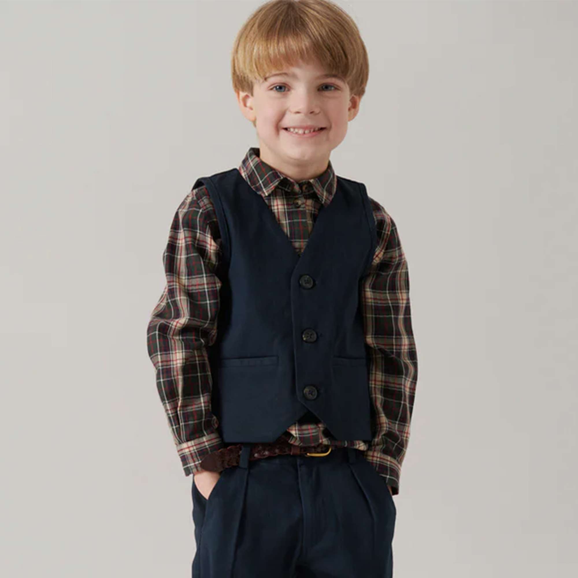 Camicia Scozzese Verde e Beige Firmato MAR MAR - annameglio.com abbigliamento moda