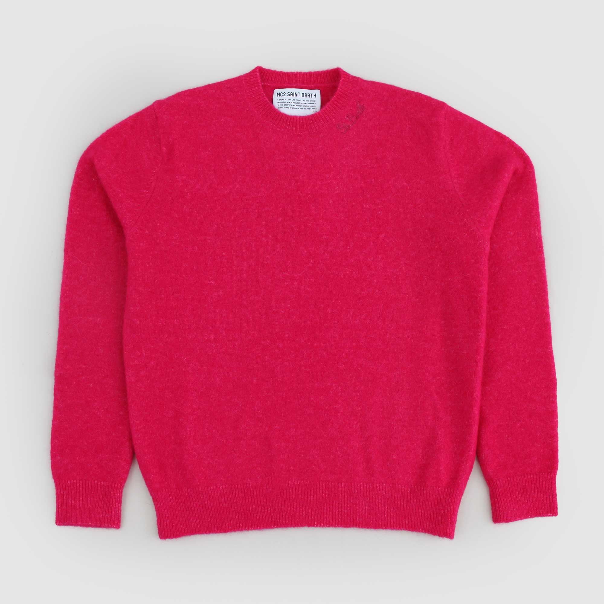 Maglione Lavorato a Maglia Logo Ricamato - annameglio.com abbigliamento moda