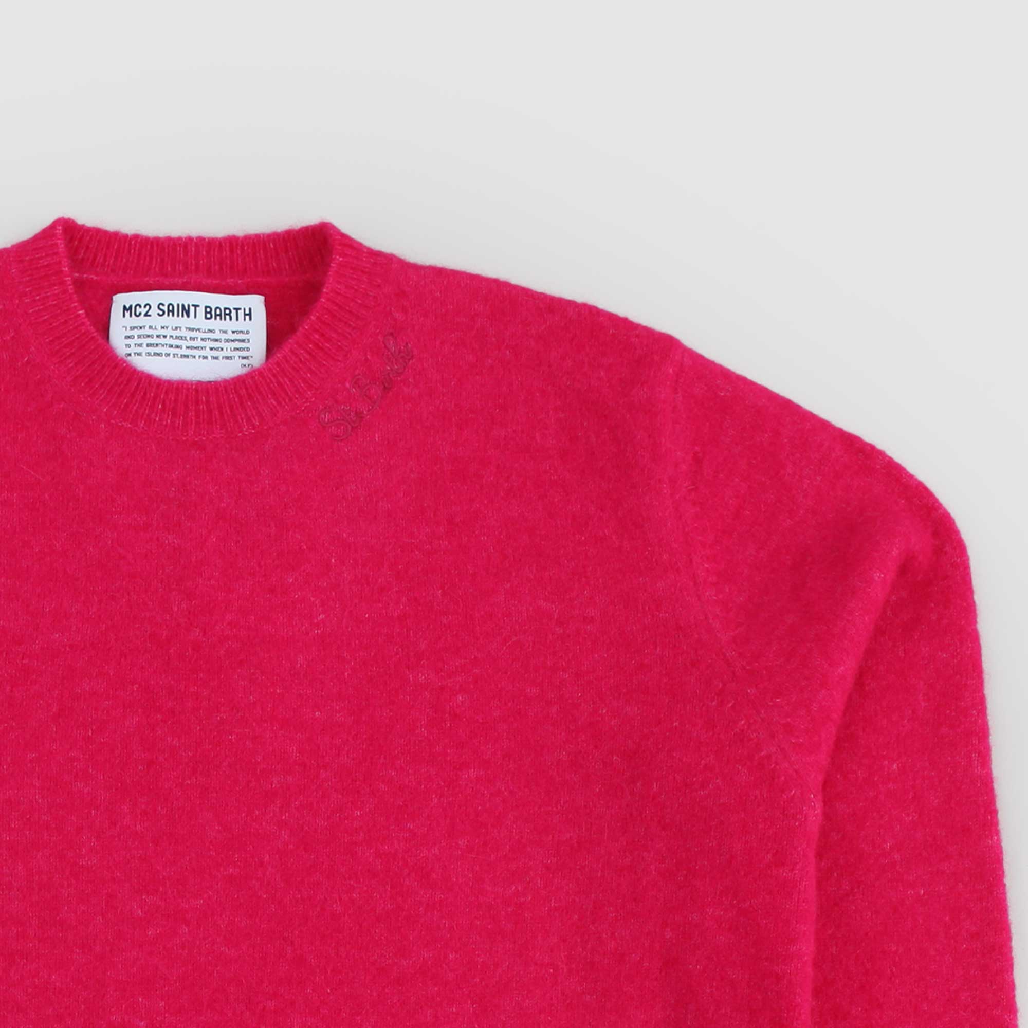 Maglione Lavorato a Maglia Logo Ricamato - annameglio.com abbigliamento moda