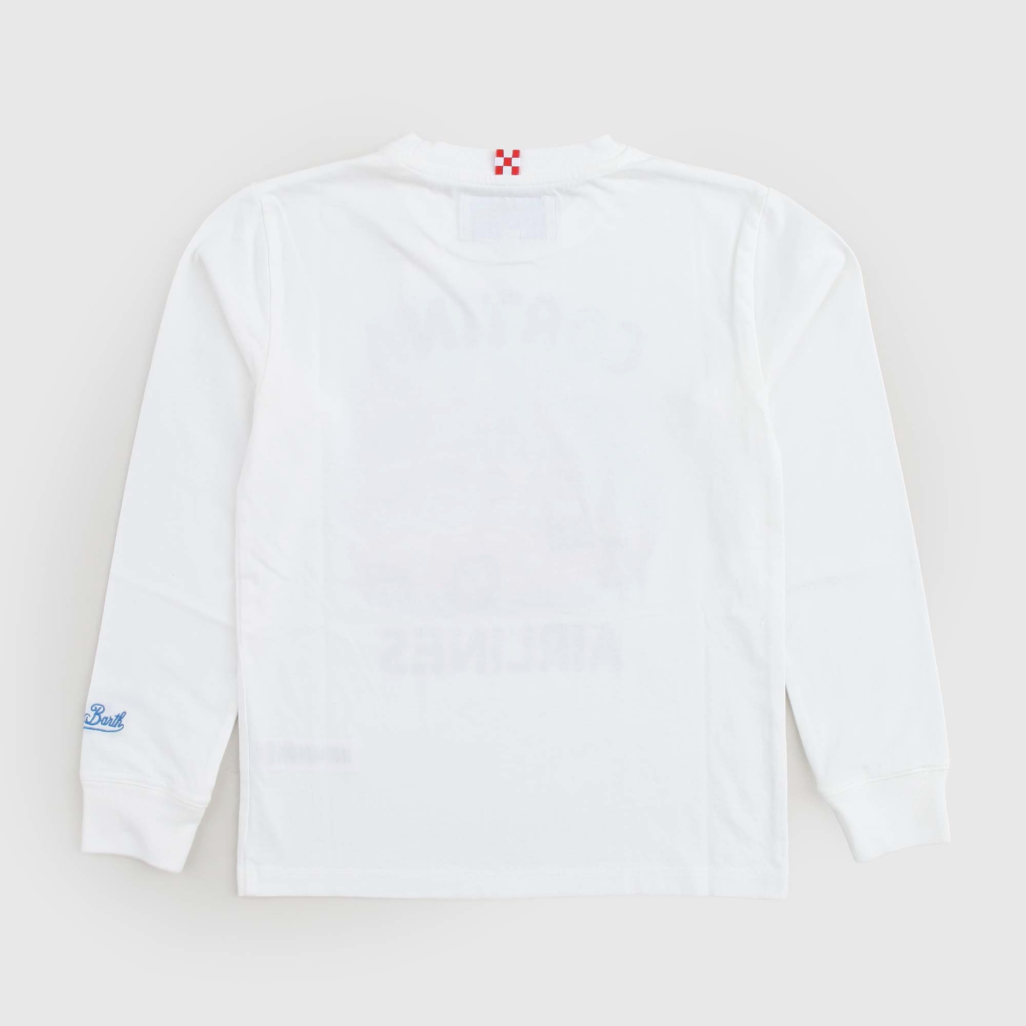 T-shirt Bianca Firmata MC2 SAINT BARTH - annameglio.com abbigliamento moda