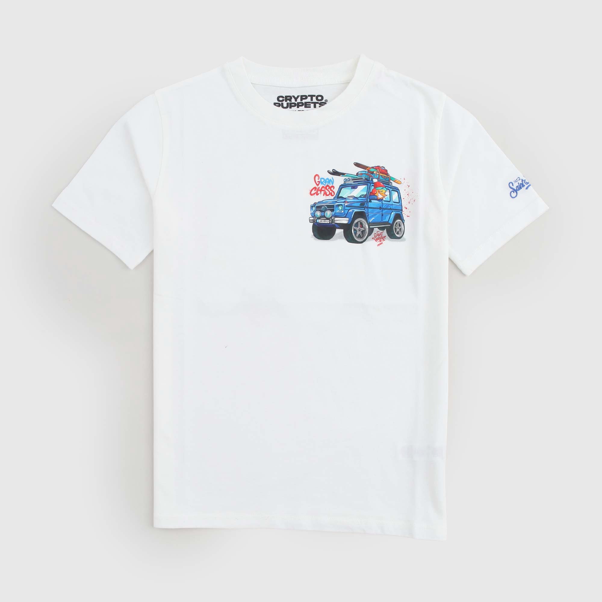 T-shirt Bianca Con Jeep MC2 SAINT BARTH - annameglio.com abbigliamento moda