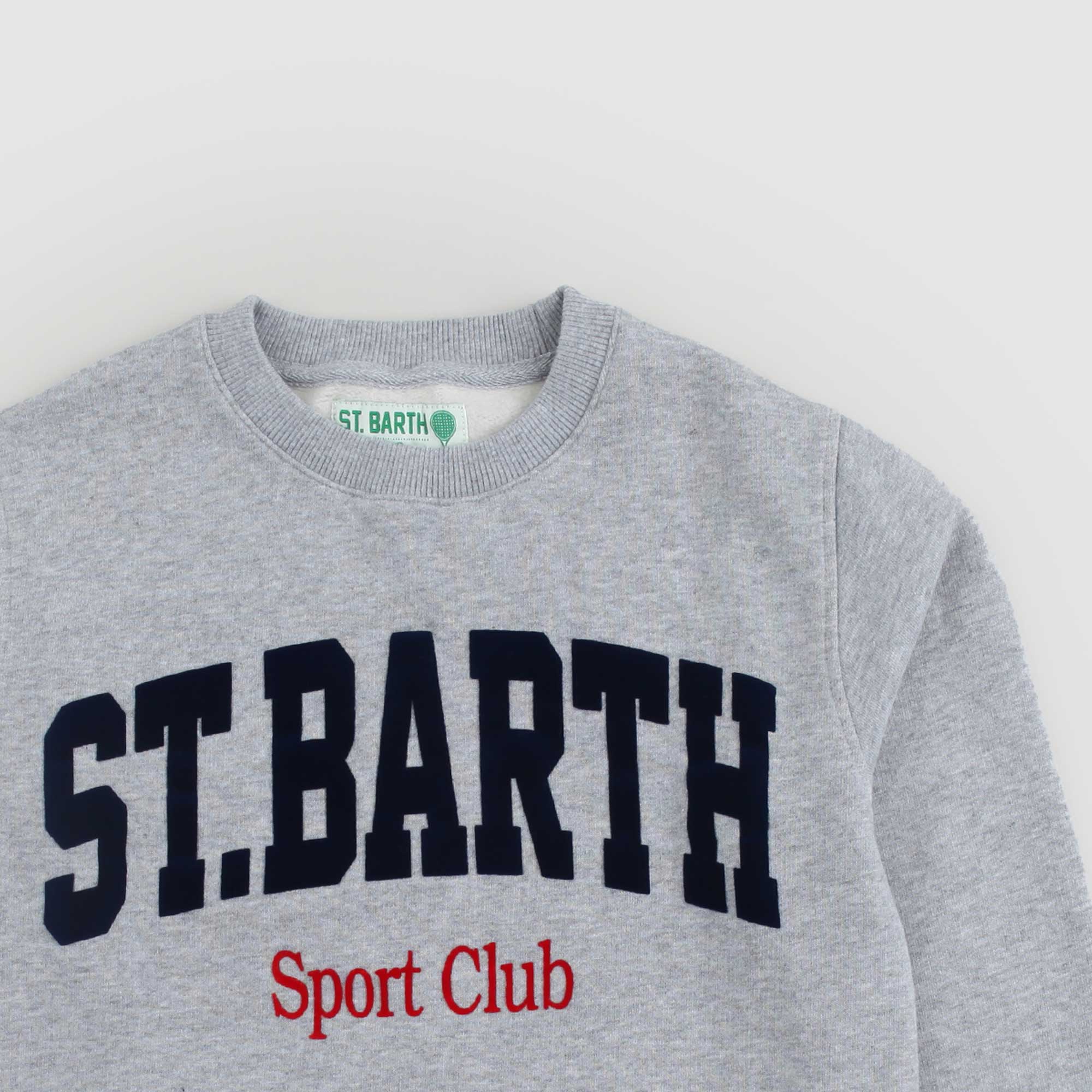 Felpa girocollo grigia firmata ST. BARTH - annameglio.com abbigliamento moda