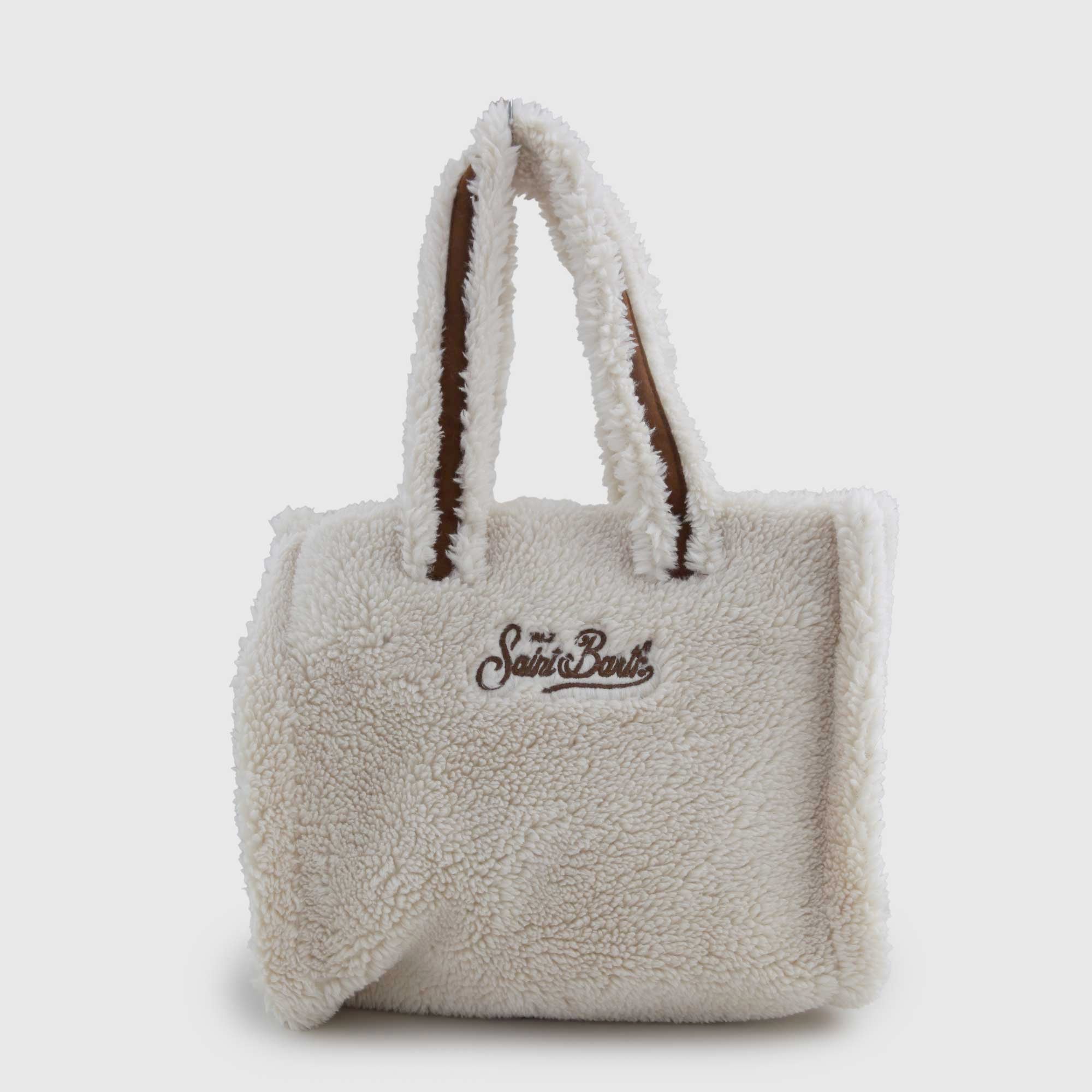 Borsa Soft Bag Bianca Firmata MC2 Saint Barth - annameglio.com abbigliamento moda