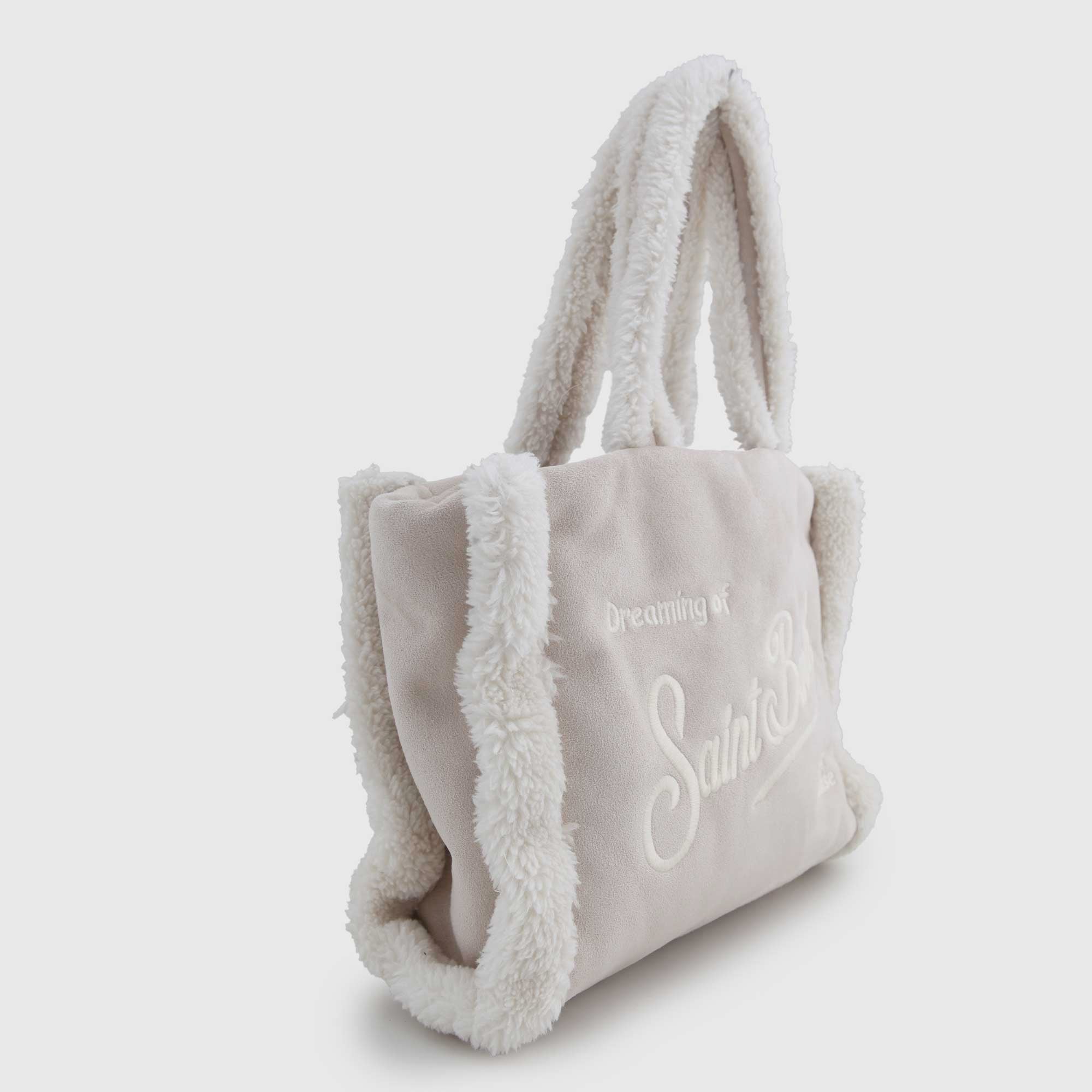 Soft Bag Shearling Firmata MC2 Saint Barth - annameglio.com abbigliamento moda