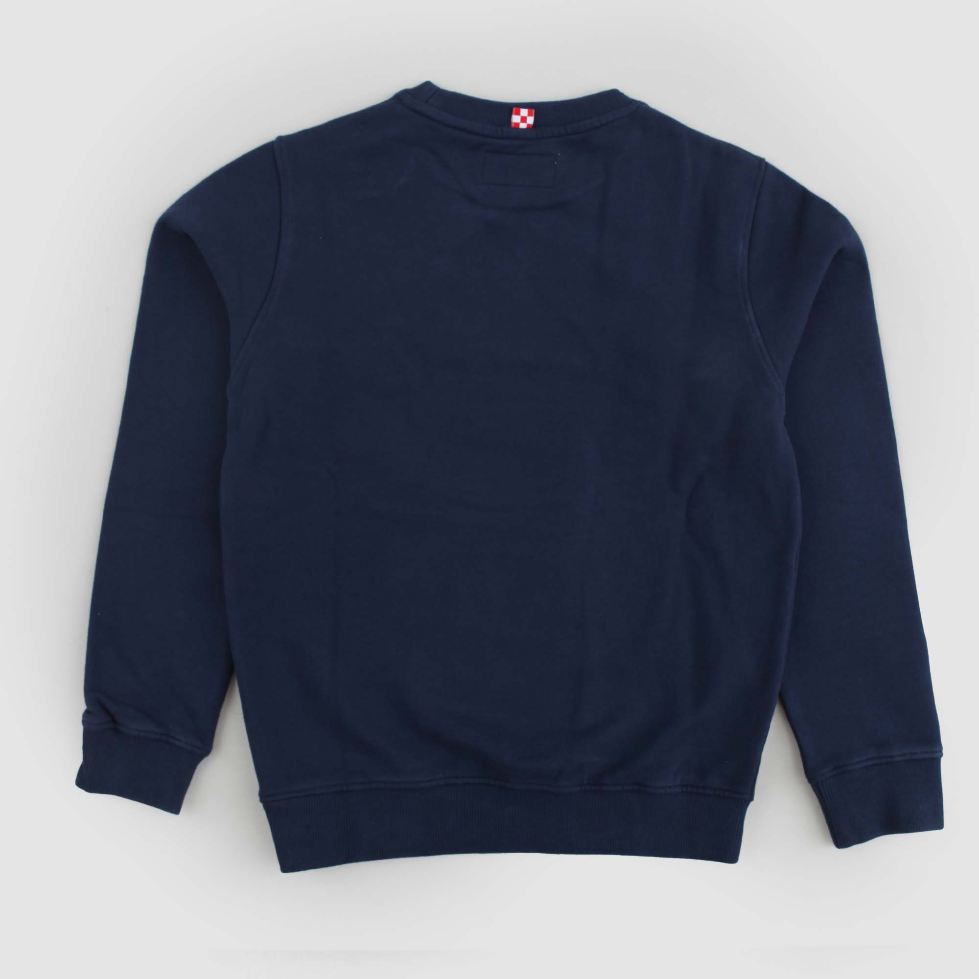 Felpa girocollo blu con logo - annameglio.com abbigliamento moda