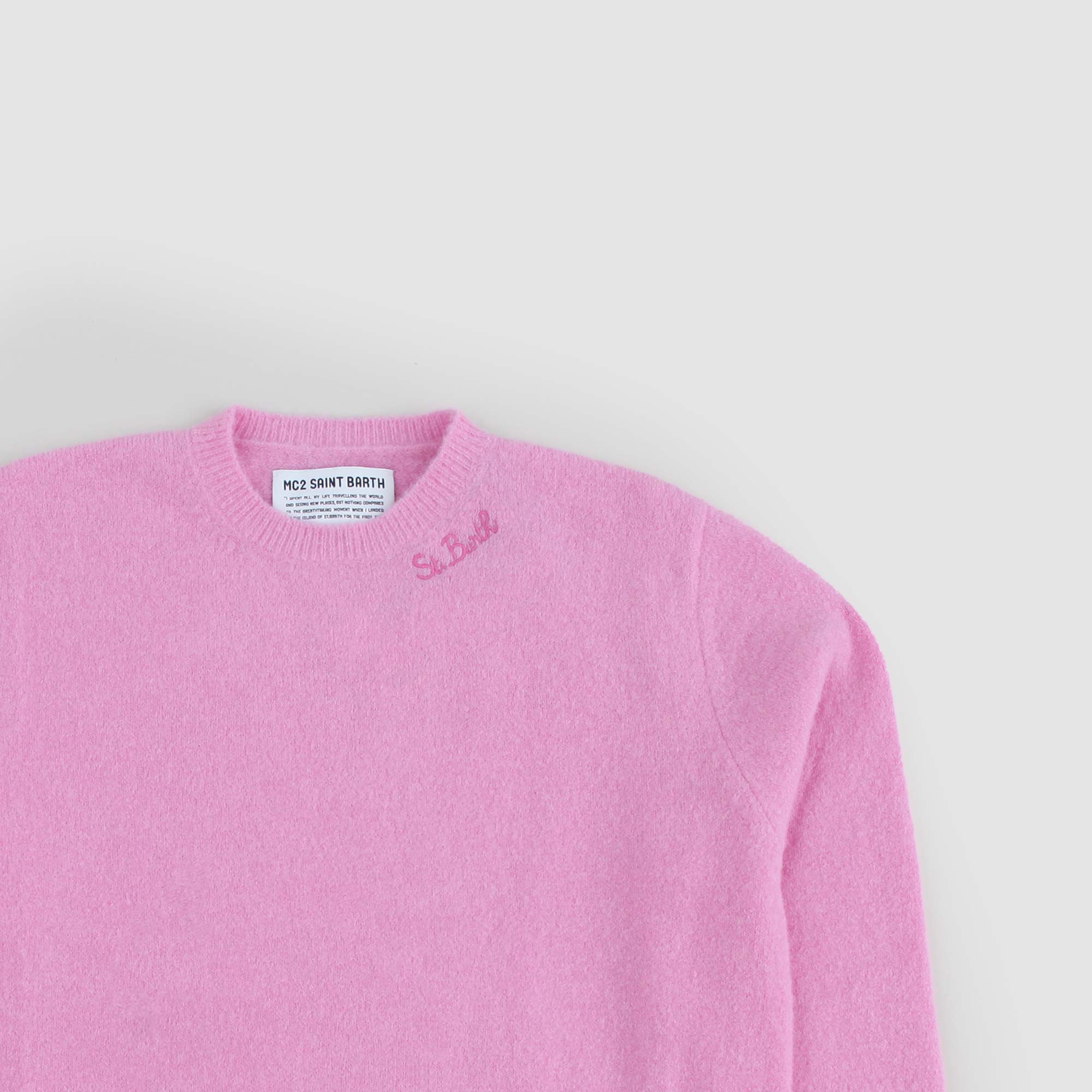 Maglione Rosa Bubblegum Mc2 Saint Barth - annameglio.com abbigliamento moda