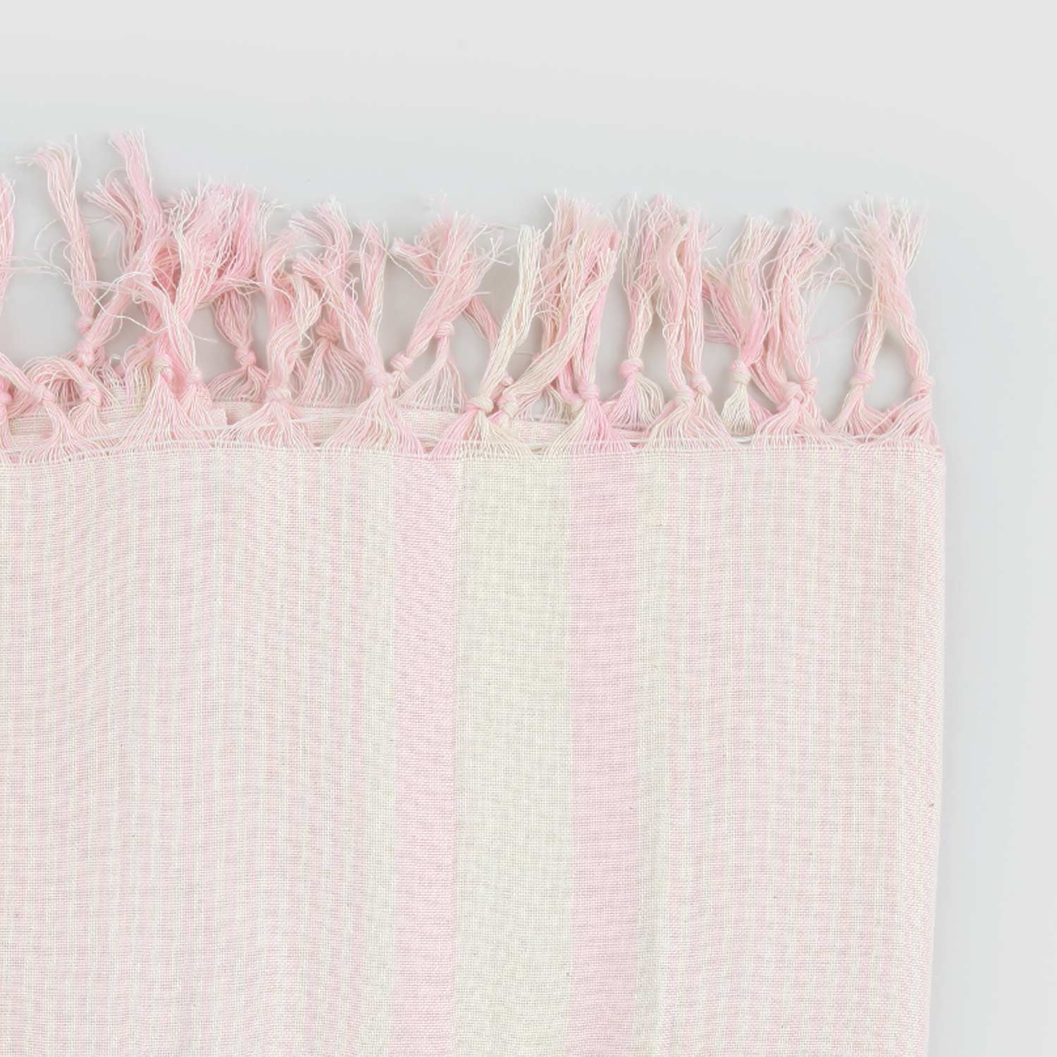 Telo Mare cotone beige e rosa con logo ricamato - annameglio.com abbigliamento moda