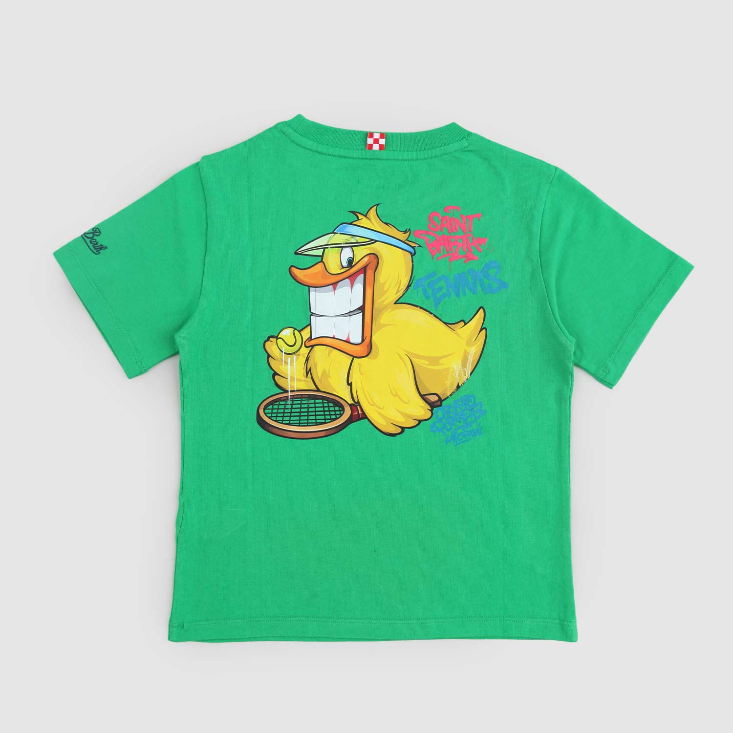 T-shirt verde stampa papera crypto special edition - annameglio.com abbigliamento moda