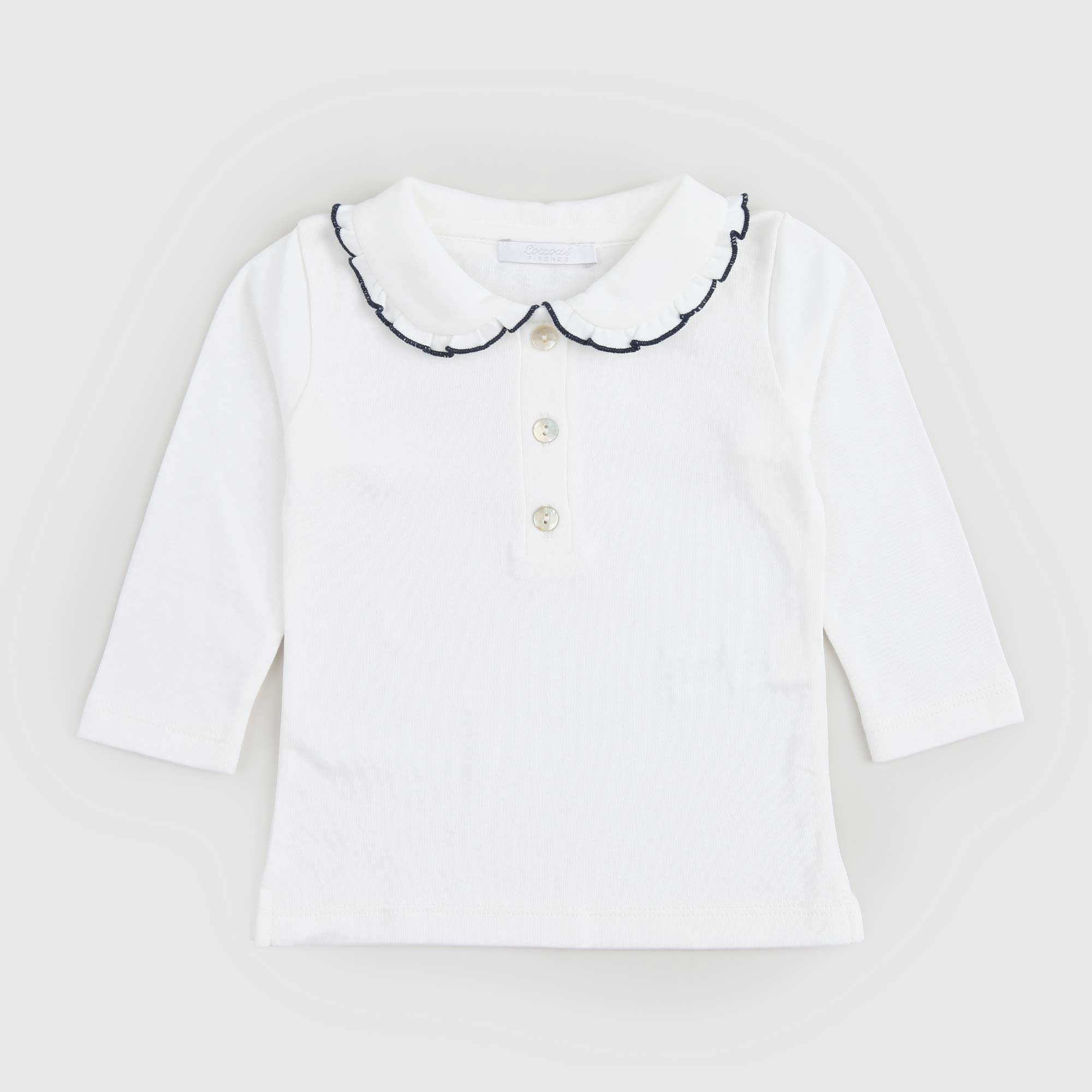 Camicetta Polo Bianca firmata COCCODE' - annameglio.com abbigliamento moda