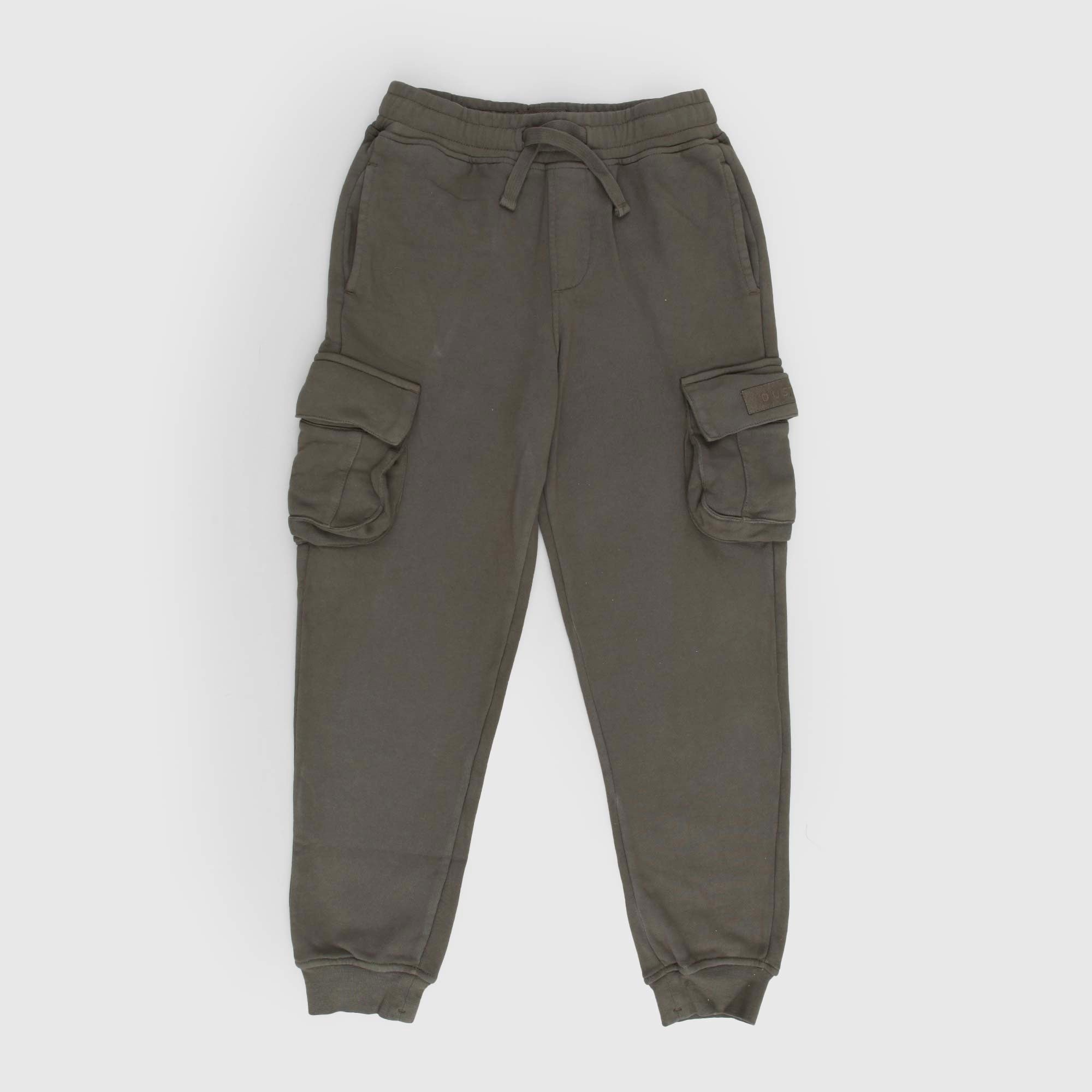 Pantaloni jogger verde oliva con tasche cargo - annameglio.com abbigliamento moda