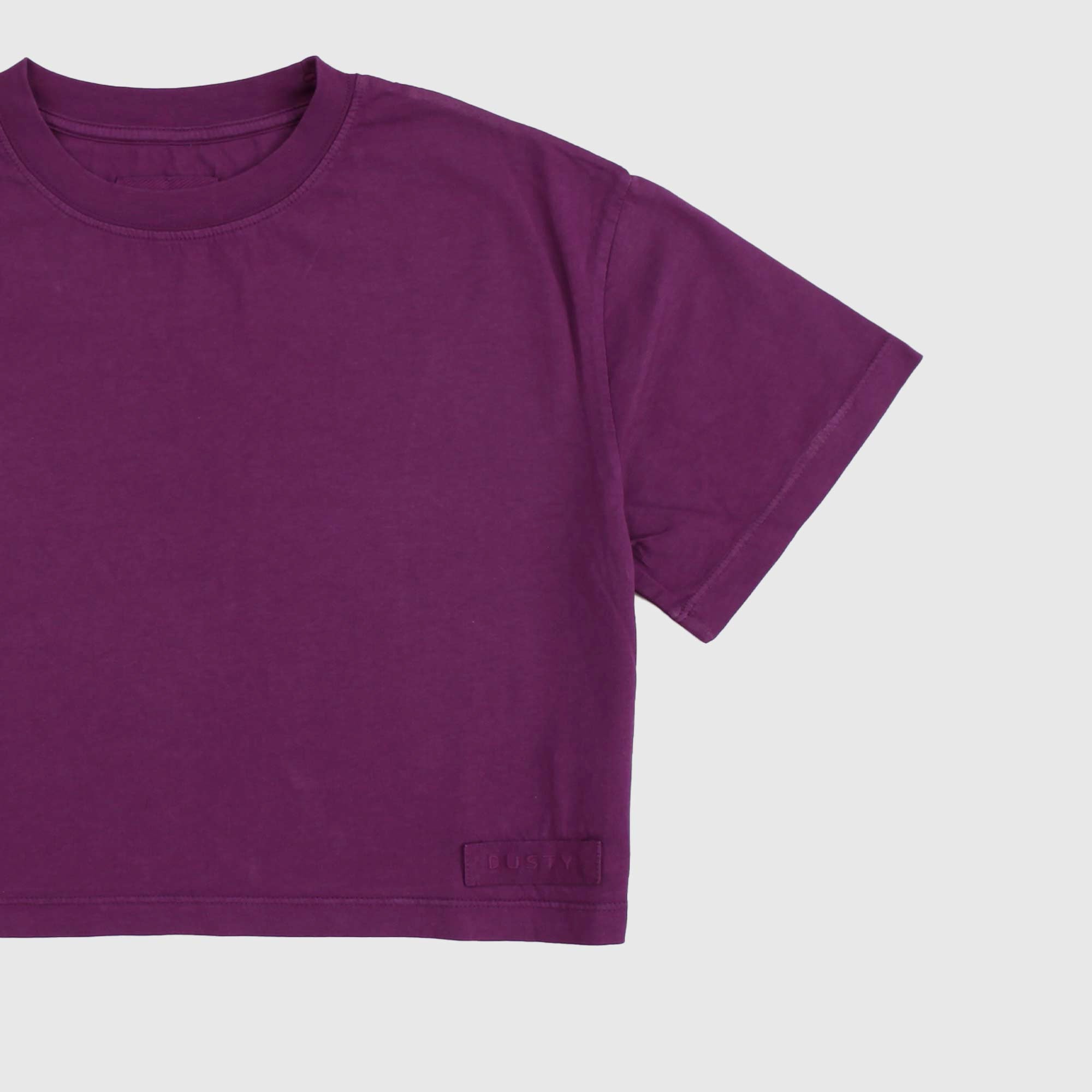 T-shirt cropped viola passion - annameglio.com abbigliamento moda