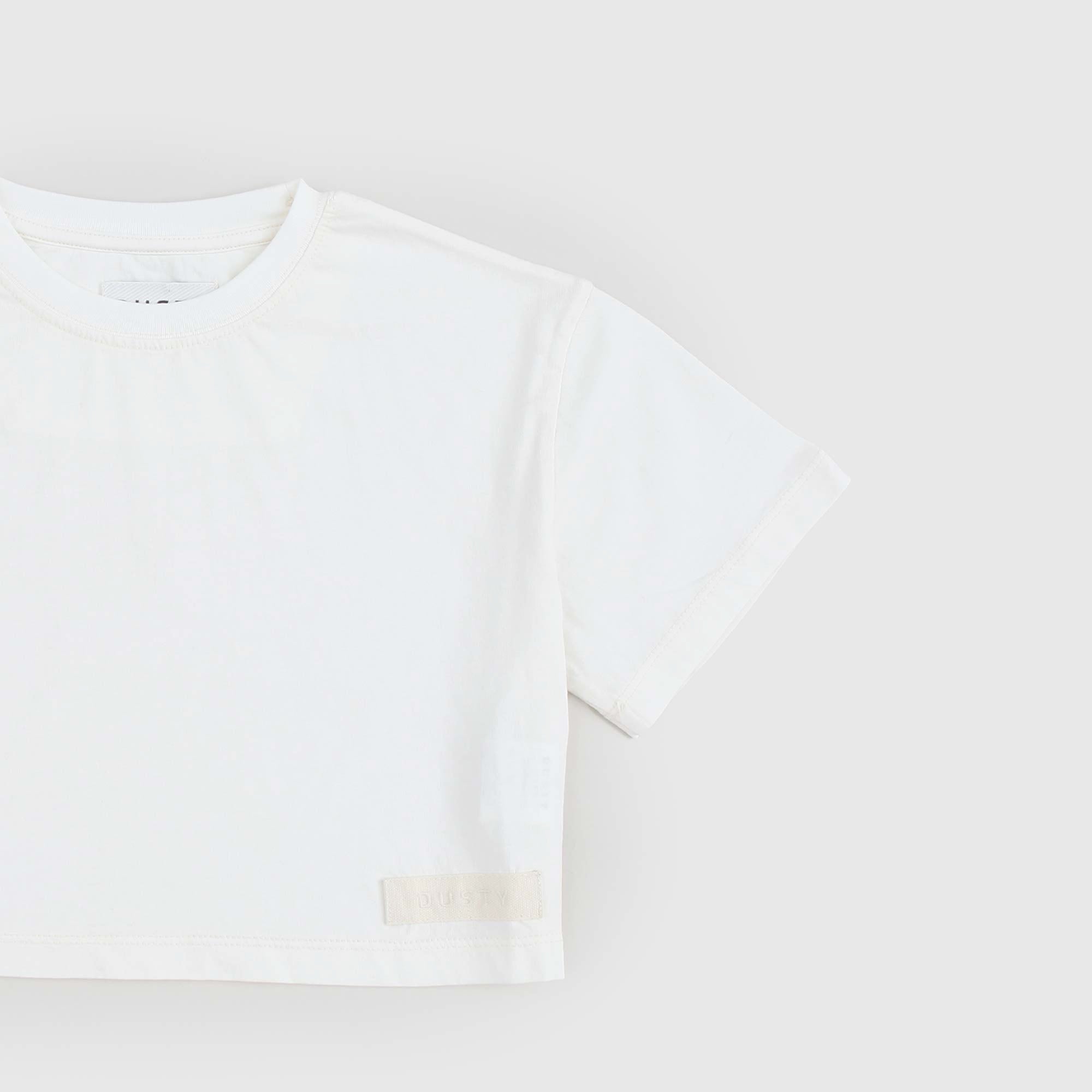 T-shirt cropped bianca - annameglio.com abbigliamento moda