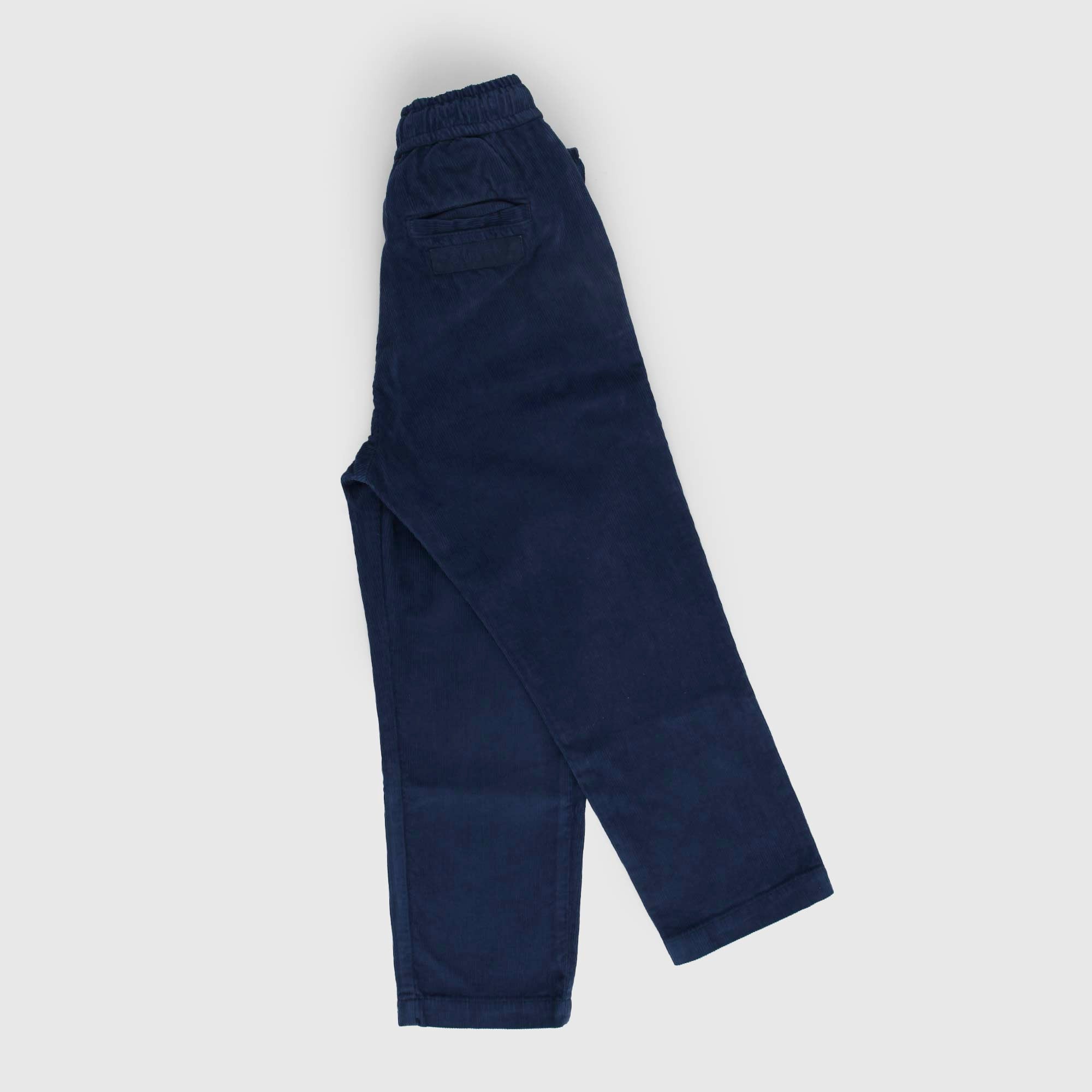 Pantaloni a coste blue in cotone - annameglio.com abbigliamento moda