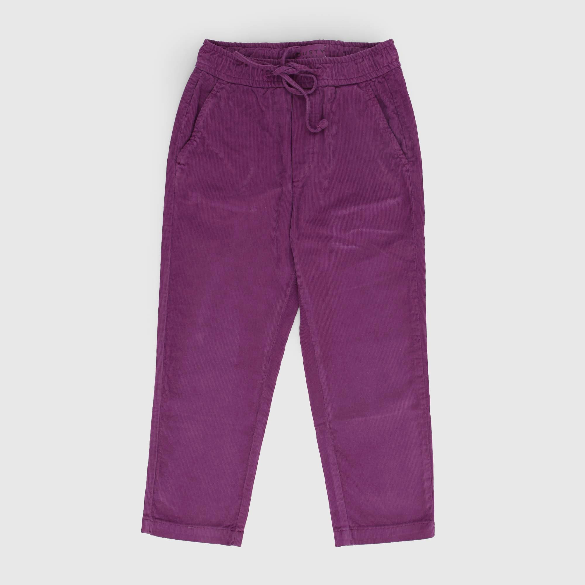 Pantaloni a coste viola passion in cotone - annameglio.com abbigliamento moda