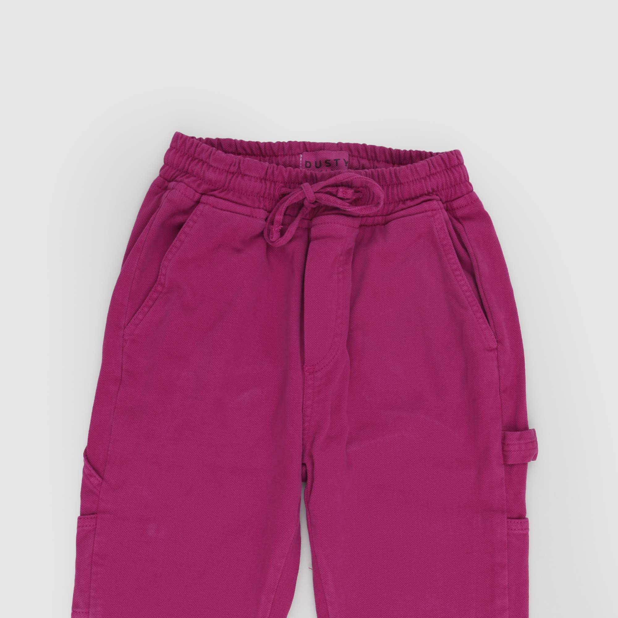 Pantaloni Cargo in cotone piquè viola - annameglio.com abbigliamento moda