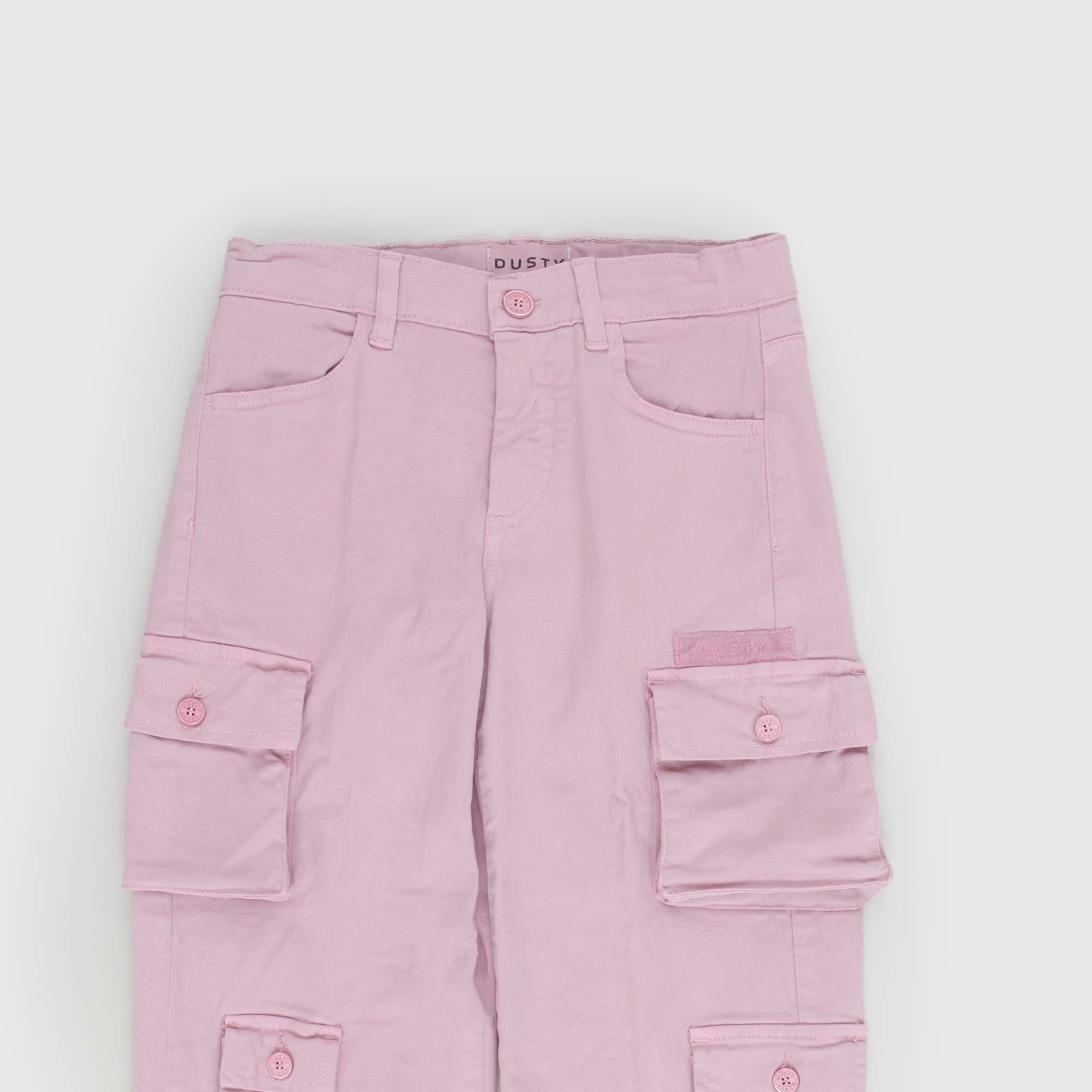 Pantaloni cargo rosa cipria - annameglio.com abbigliamento moda