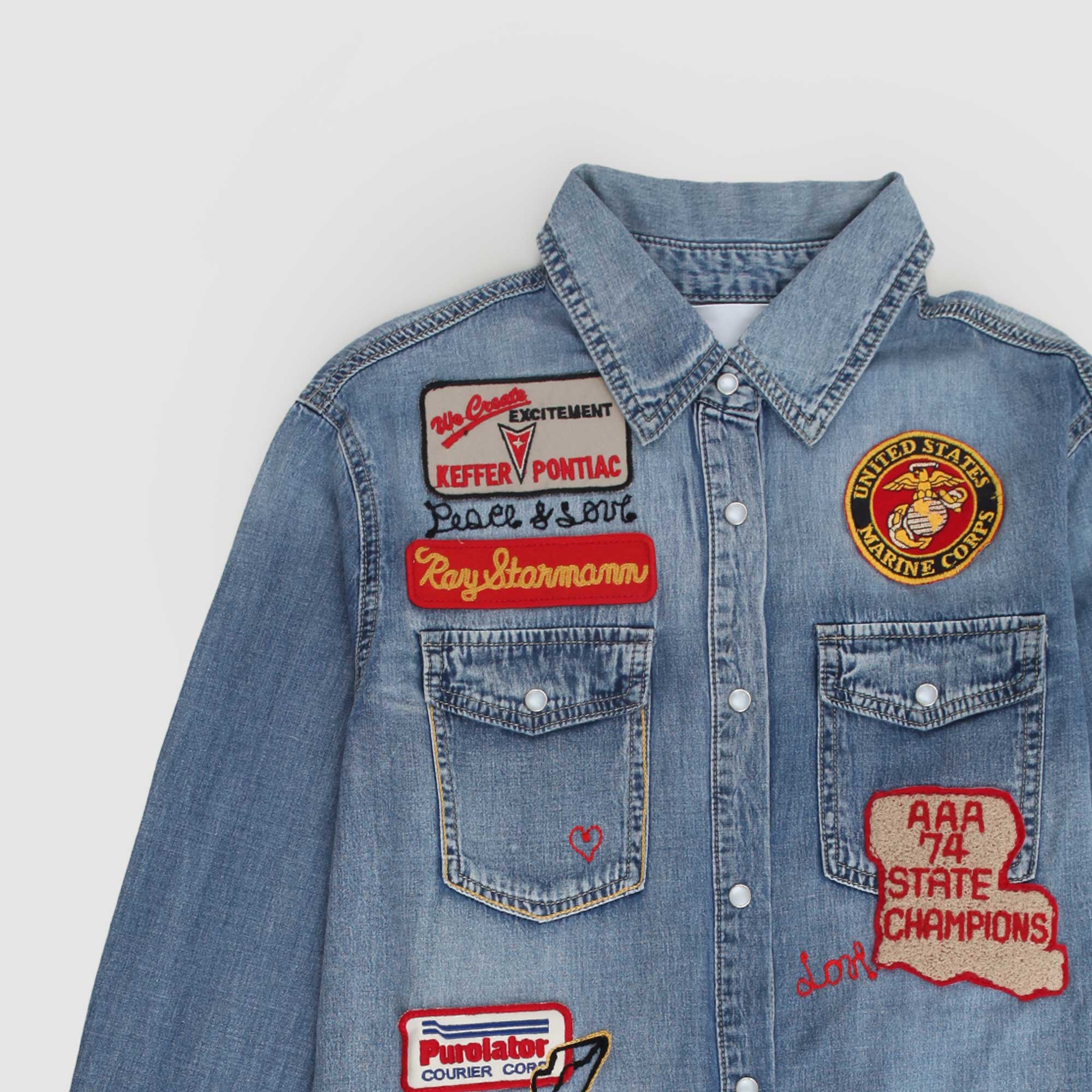 Giacca Camicia Denim HISTORY REPEATS - annameglio.com abbigliamento moda