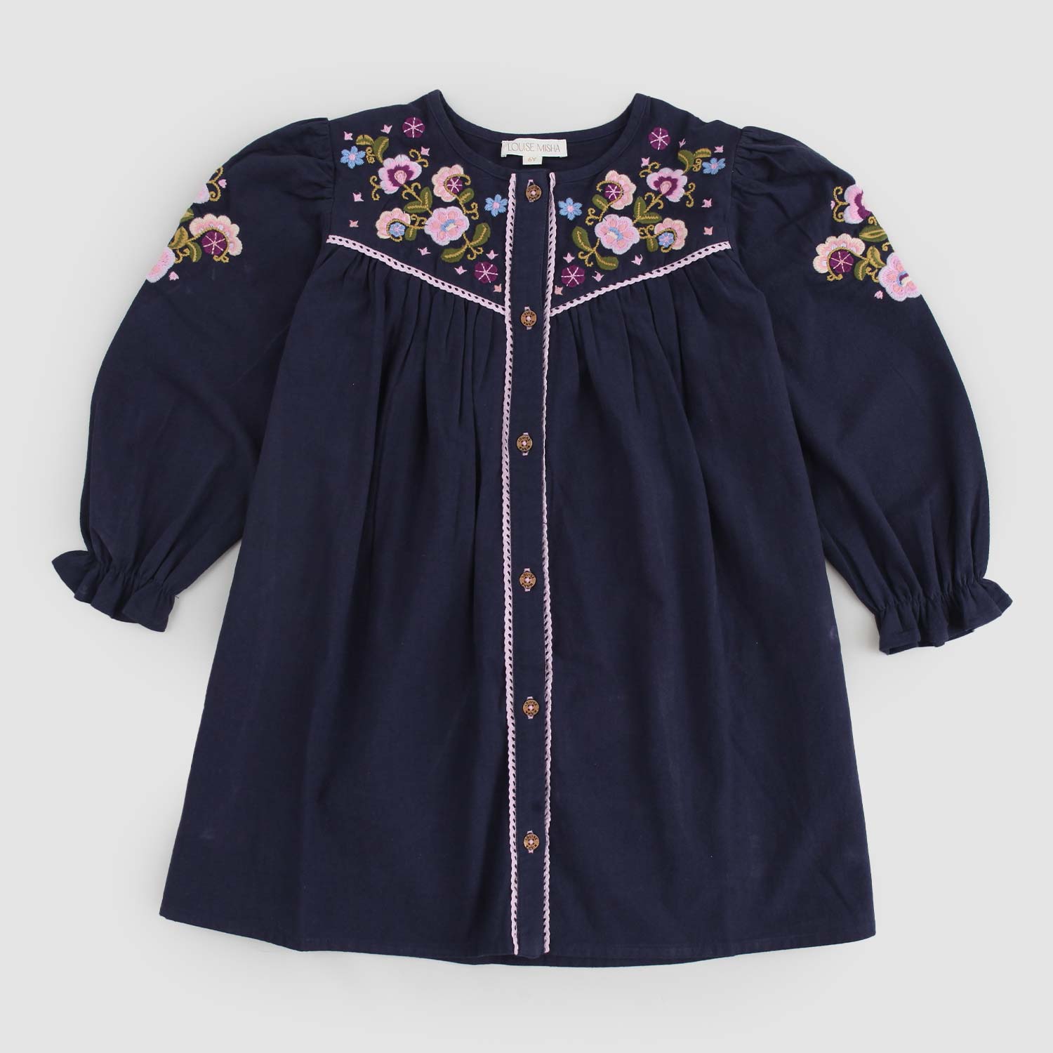 Abito blu con fantasia floreale - annameglio.com abbigliamento moda