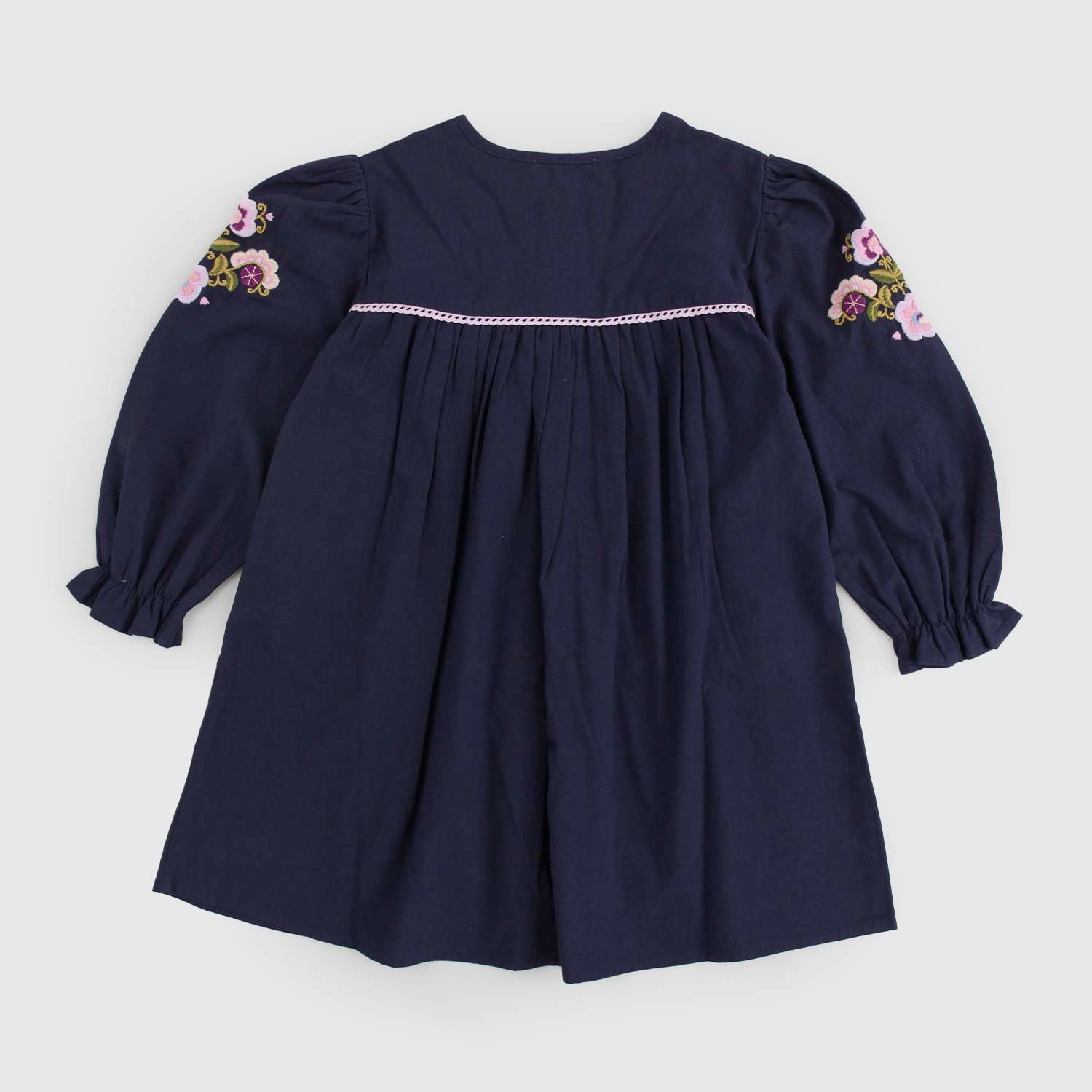 Abito blu con fantasia floreale - annameglio.com abbigliamento moda