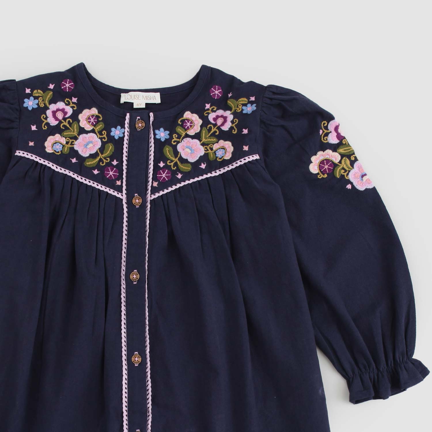 Abito blu con fantasia floreale - annameglio.com abbigliamento moda