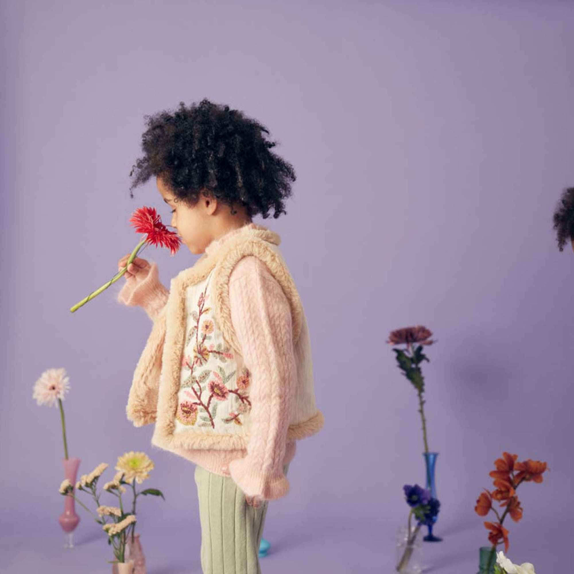 Gilet Crema e fiori firmato LOUISE MISHA - annameglio.com abbigliamento moda