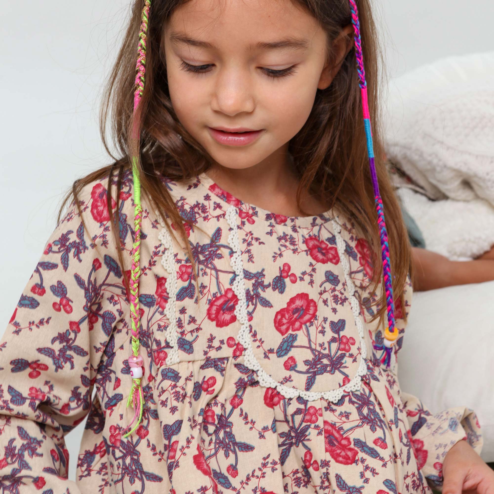 Abito multicolor motivo allover floreale - annameglio.com abbigliamento moda