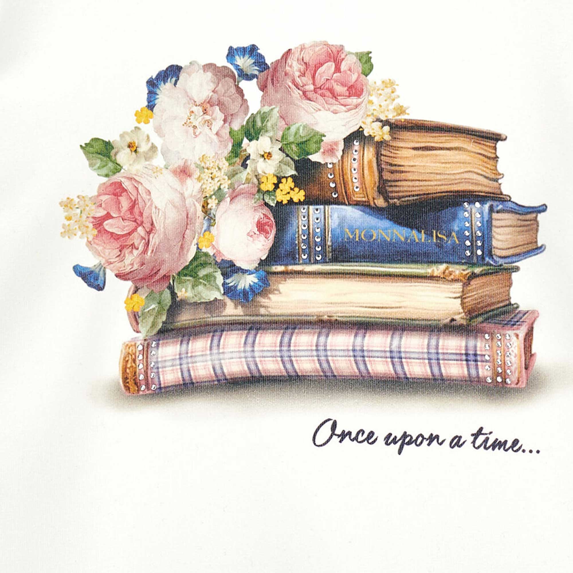 T-shirt Bianca Con Stampa MONNALISA - annameglio.com abbigliamento moda