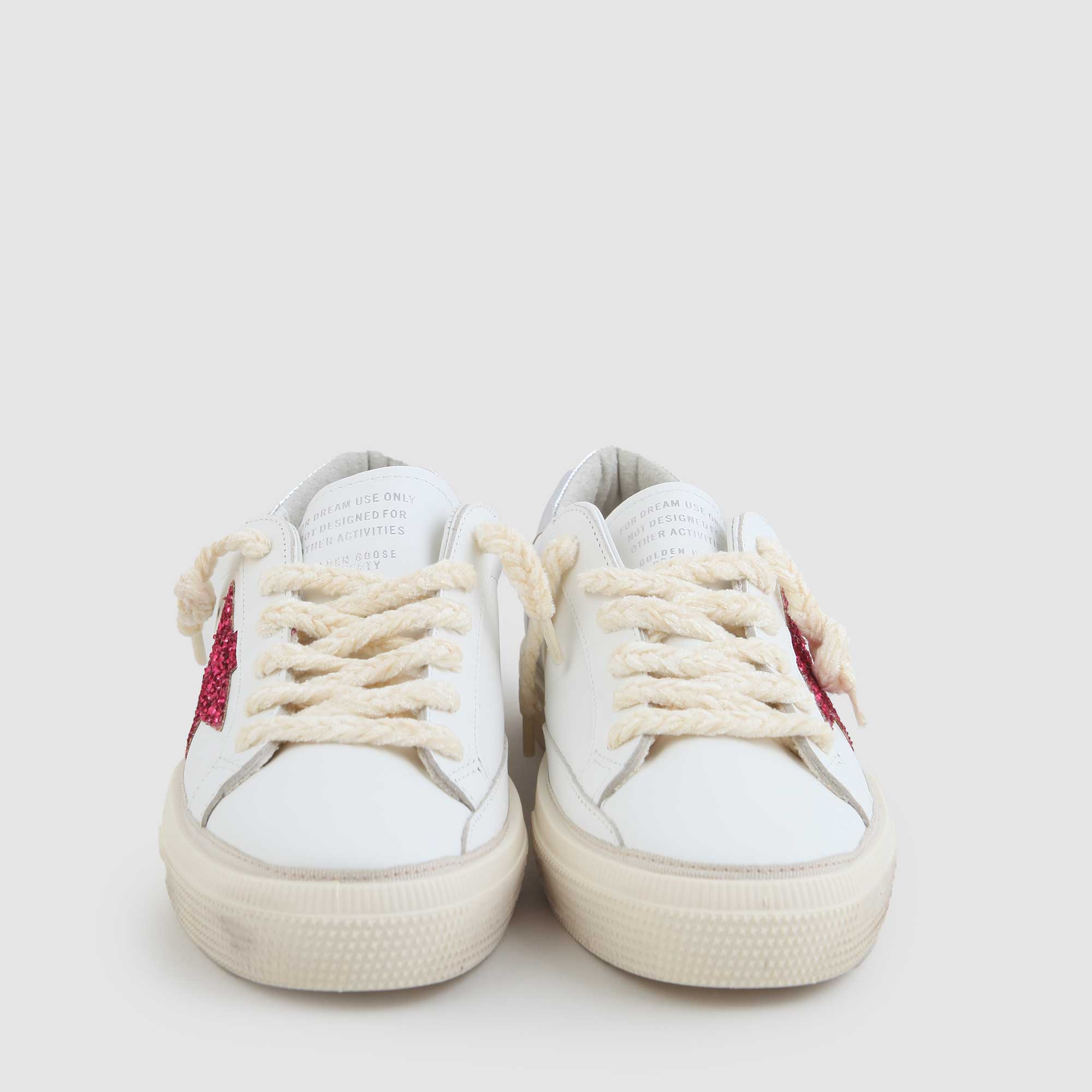 May Young Con Stella Glitter Firmata Golden Goose - annameglio.com abbigliamento moda