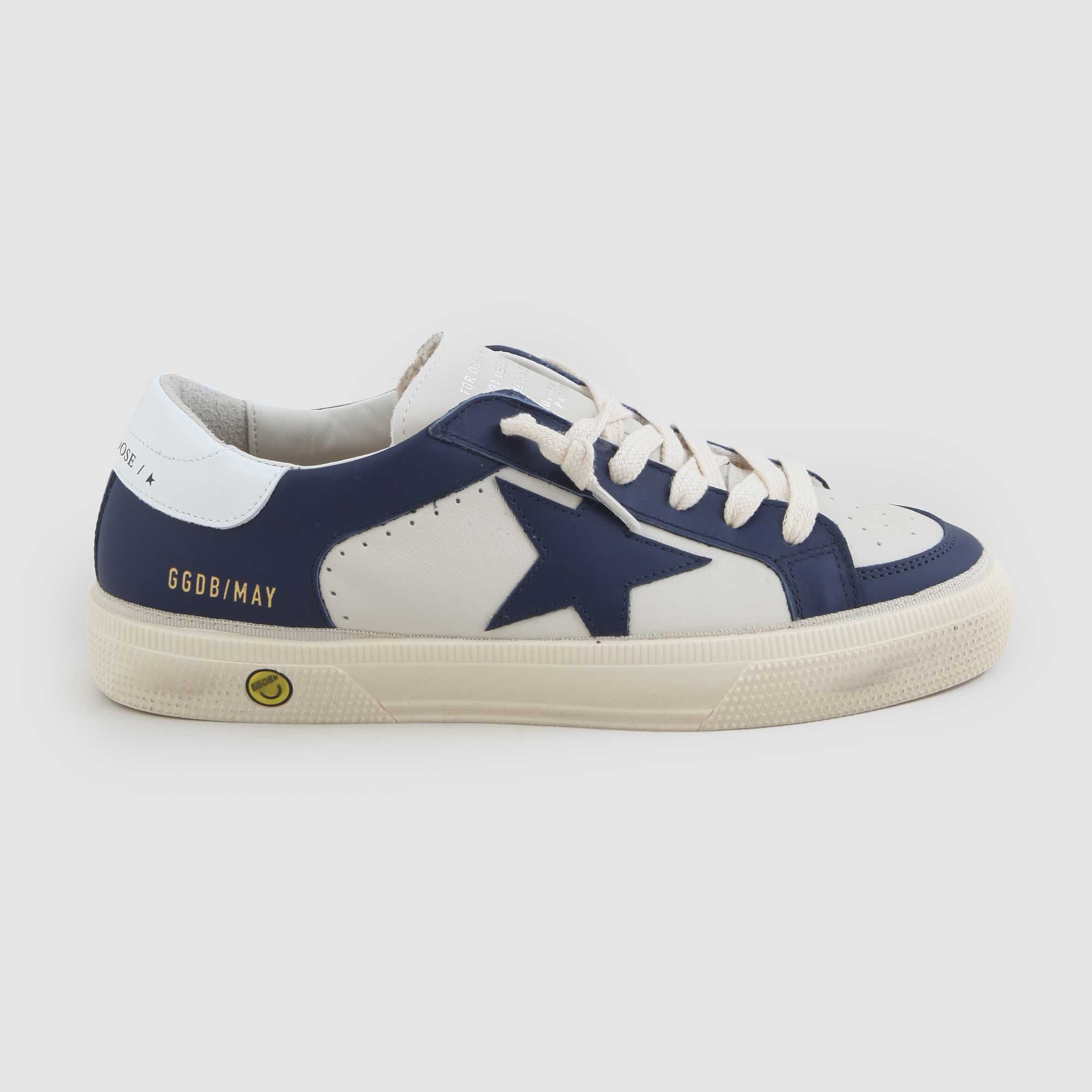 Sneakers May Blu Firmate Golden Goose - annameglio.com abbigliamento moda