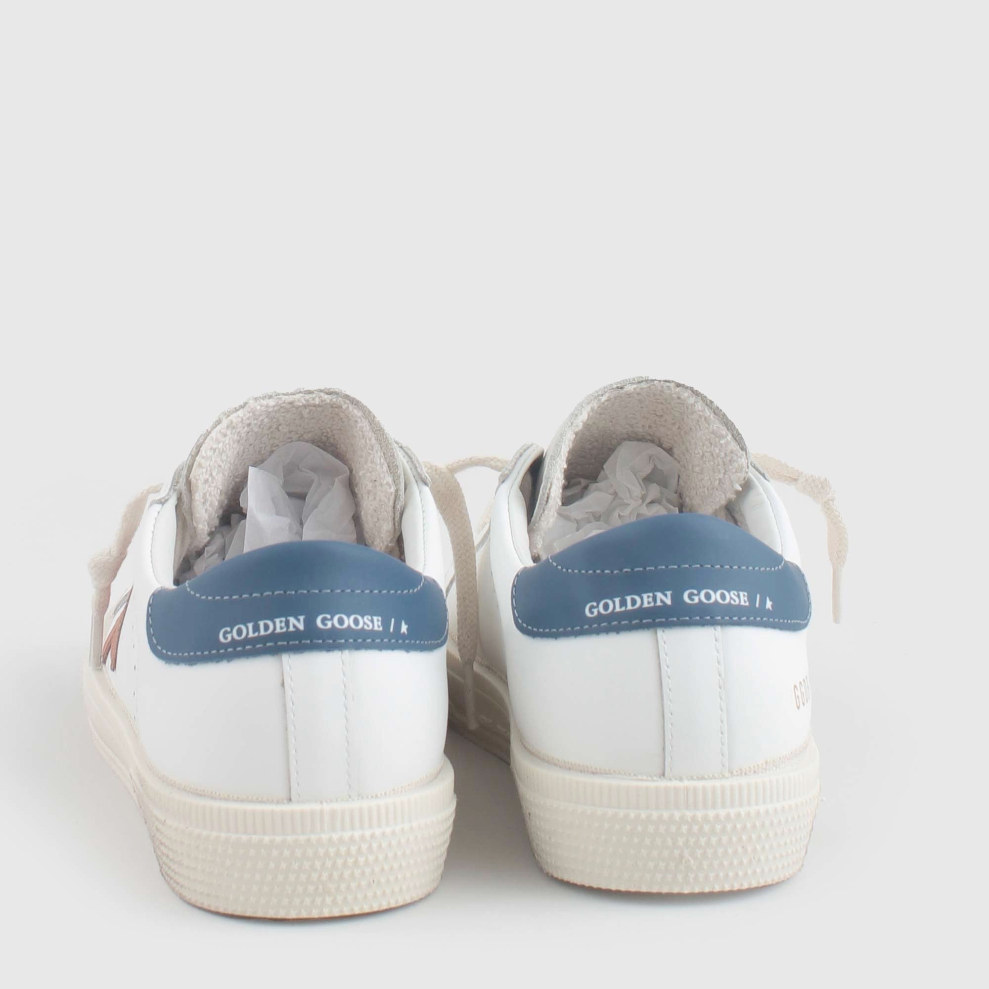 Sneaker May Bianca Firmate GOLDEN GOOSE - annameglio.com abbigliamento moda