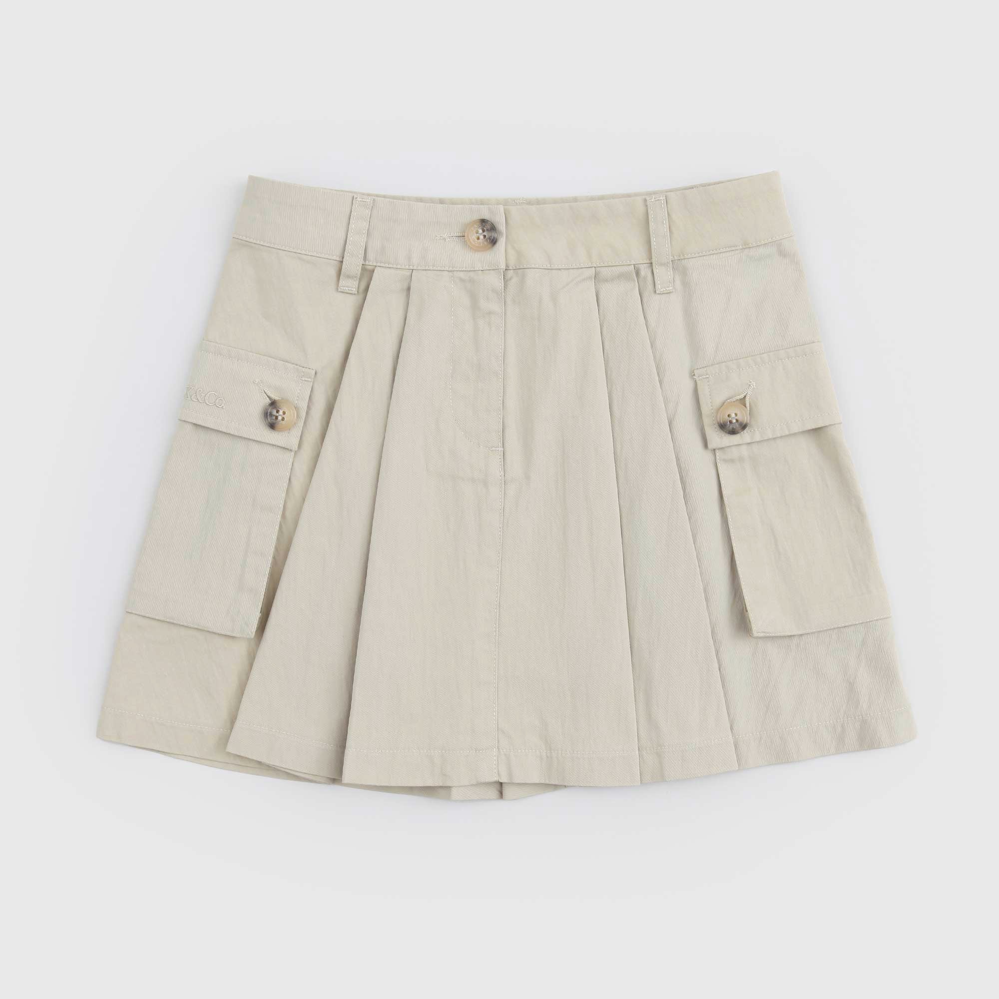 Gonna Beige A Pieghe Firmata MAX & CO - annameglio.com abbigliamento moda