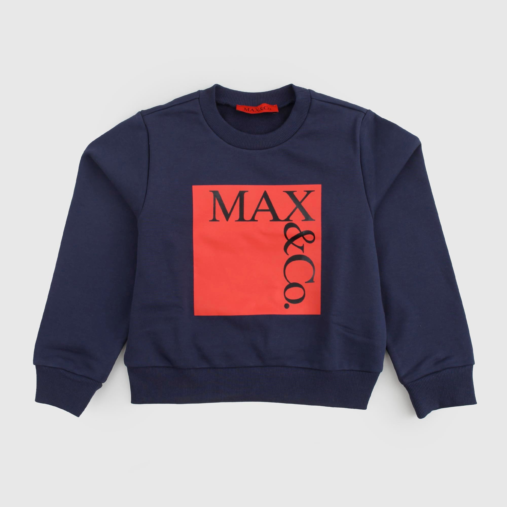 Felpa Blu Firmata MAX & CO - annameglio.com abbigliamento moda