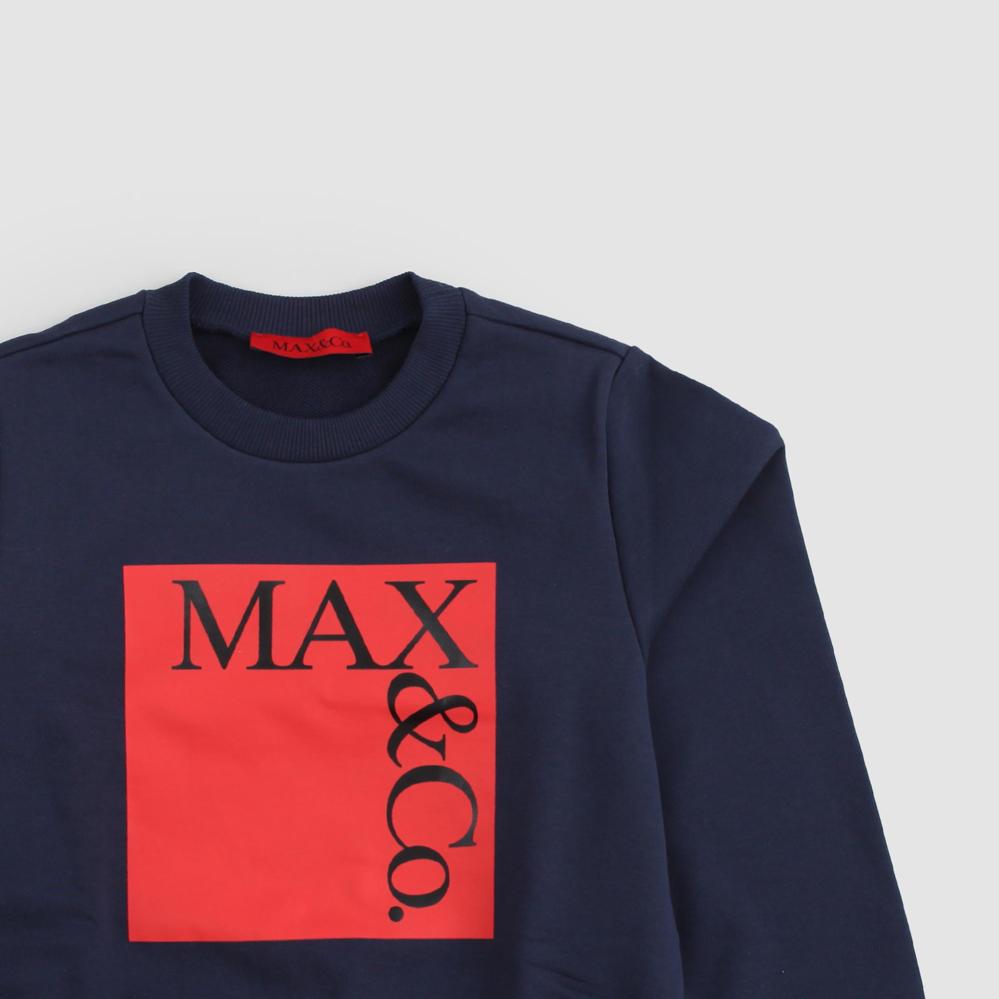 Felpa Blu Firmata MAX & CO - annameglio.com abbigliamento moda