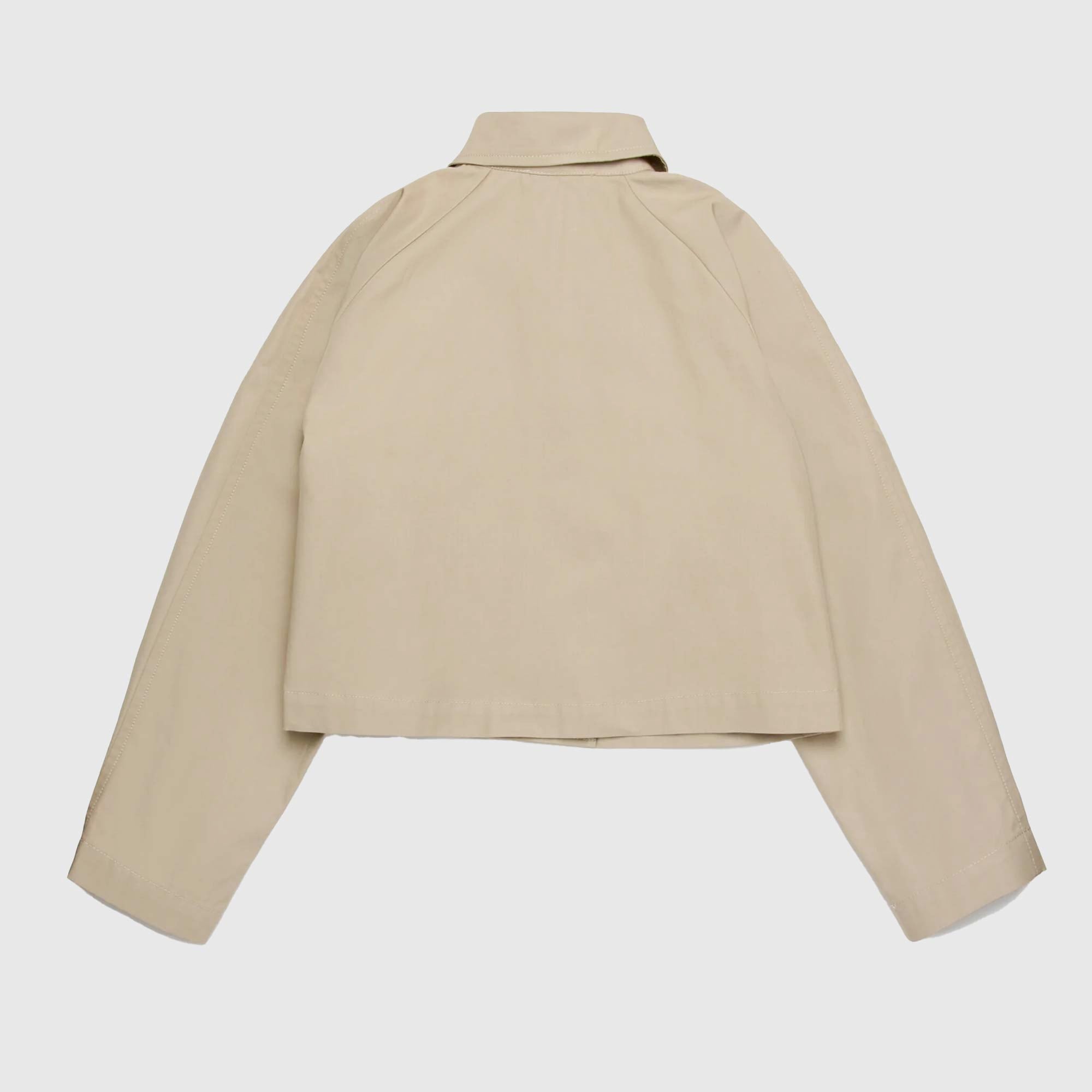 Giacca Beige Con Decorazione Logo Firmata MARNI - annameglio.com abbigliamento moda