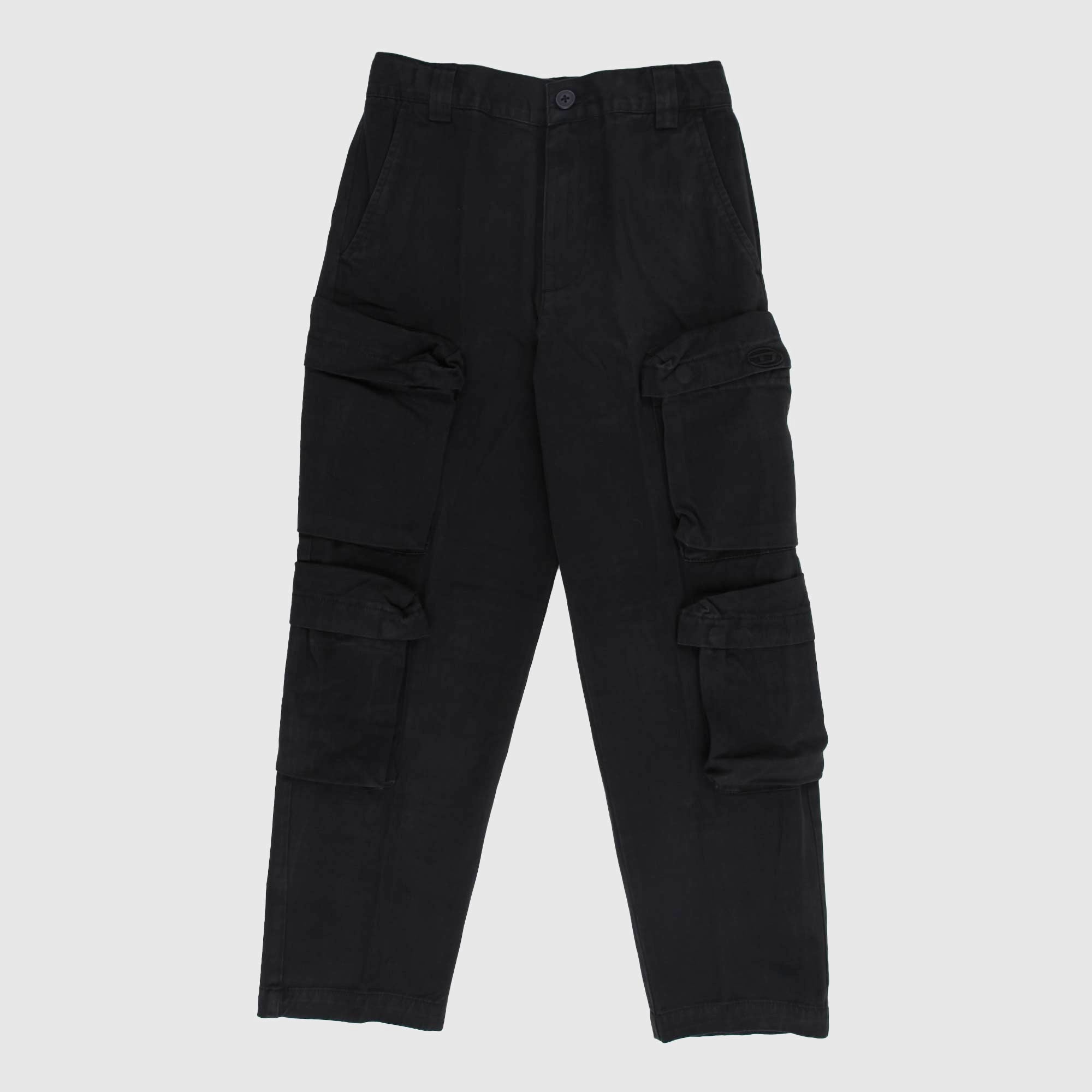 Pantalone Cargo Nero Firmato DIESEL - annameglio.com abbigliamento moda