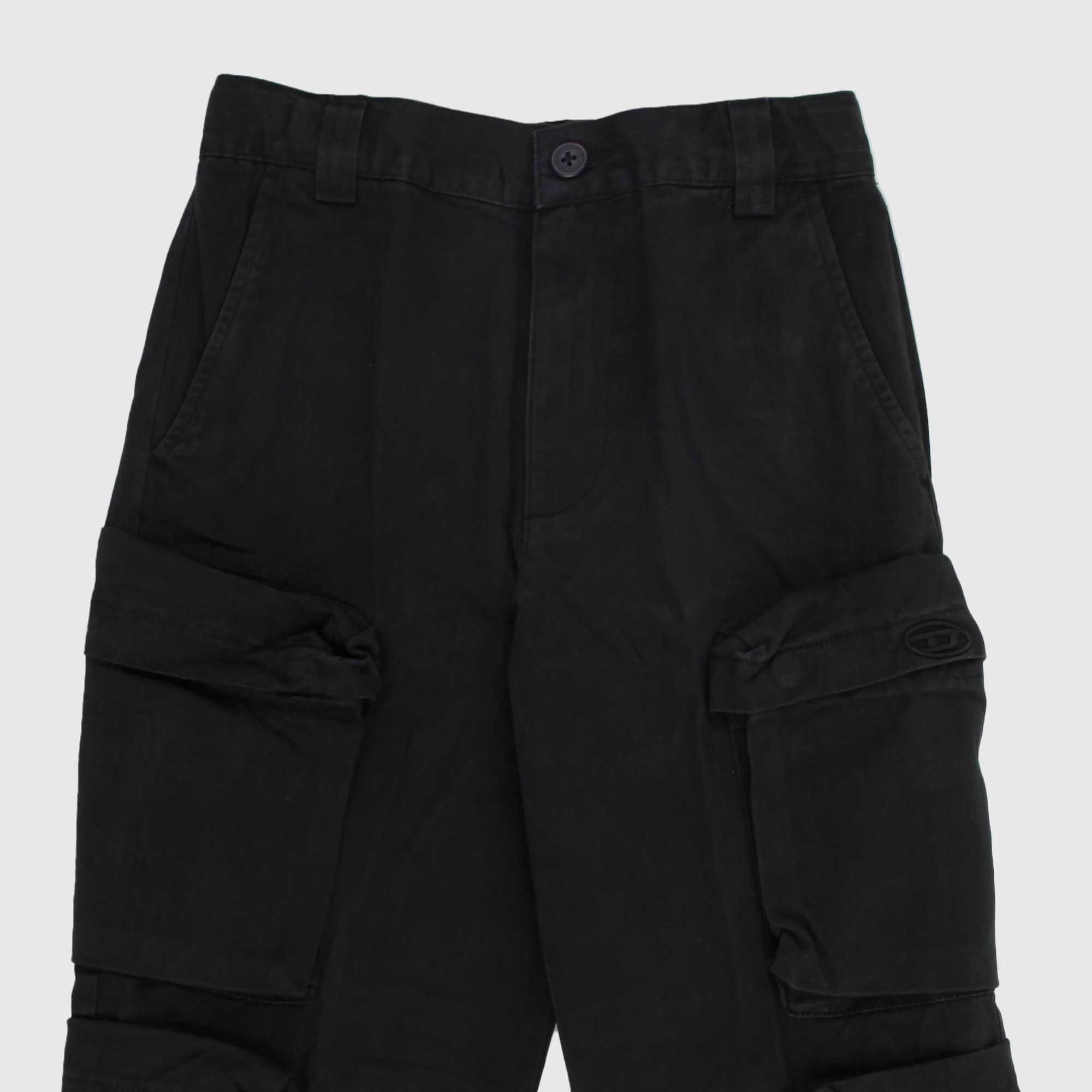Pantalone Cargo Nero Firmato DIESEL - annameglio.com abbigliamento moda