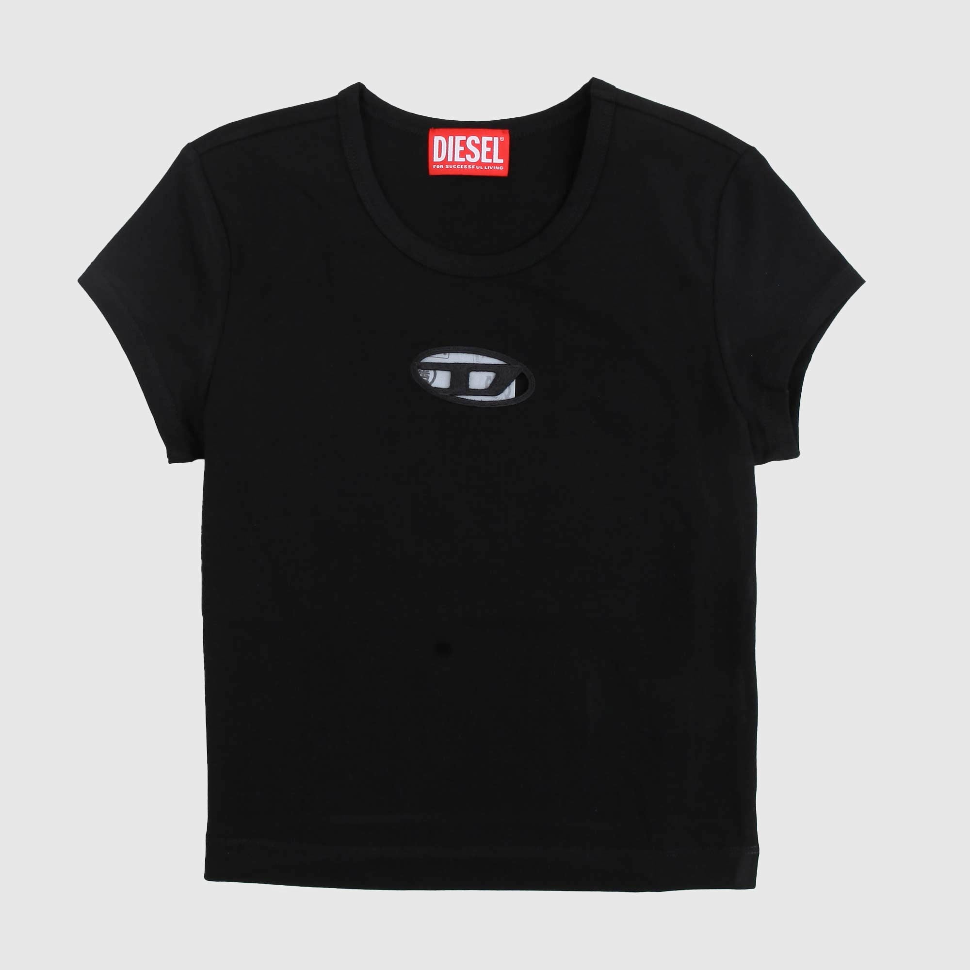 Top T-Angie Nero Firmato Diesel - annameglio.com abbigliamento moda