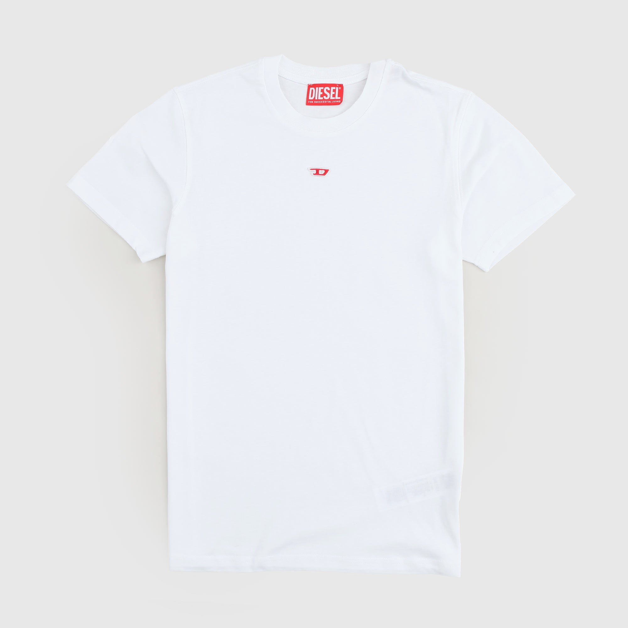 T-shirt Bianca Con Logo Firmata DIESEL - annameglio.com abbigliamento moda