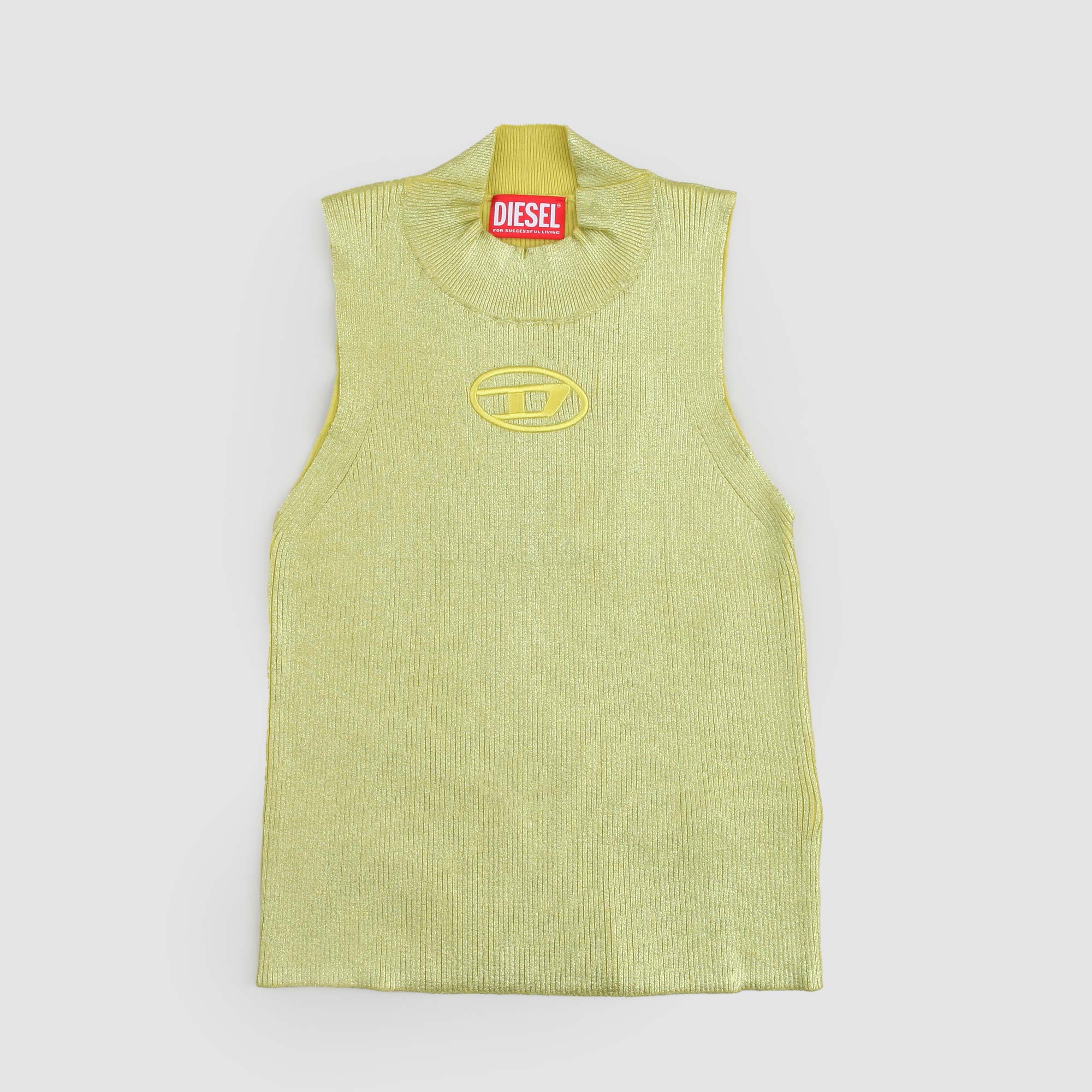 T-Shirt Lime Firmata Diesel - annameglio.com abbigliamento moda